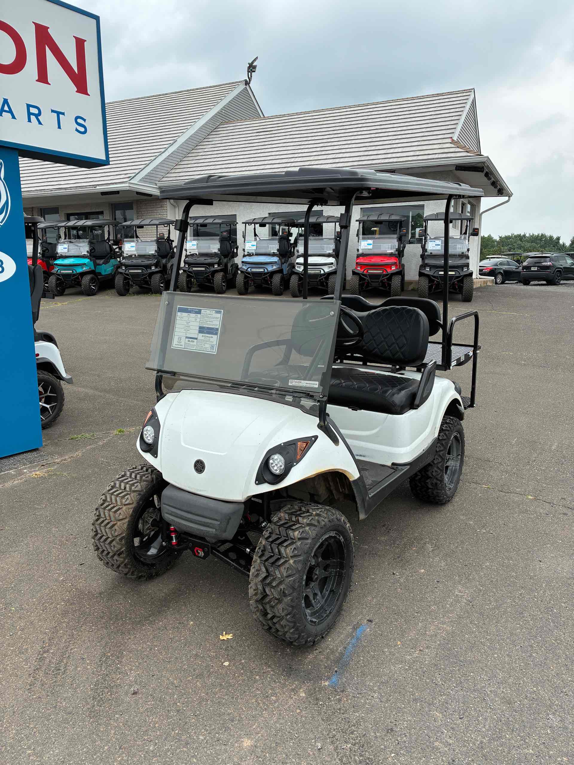 2013 Yamaha G29 Golf Cart in White