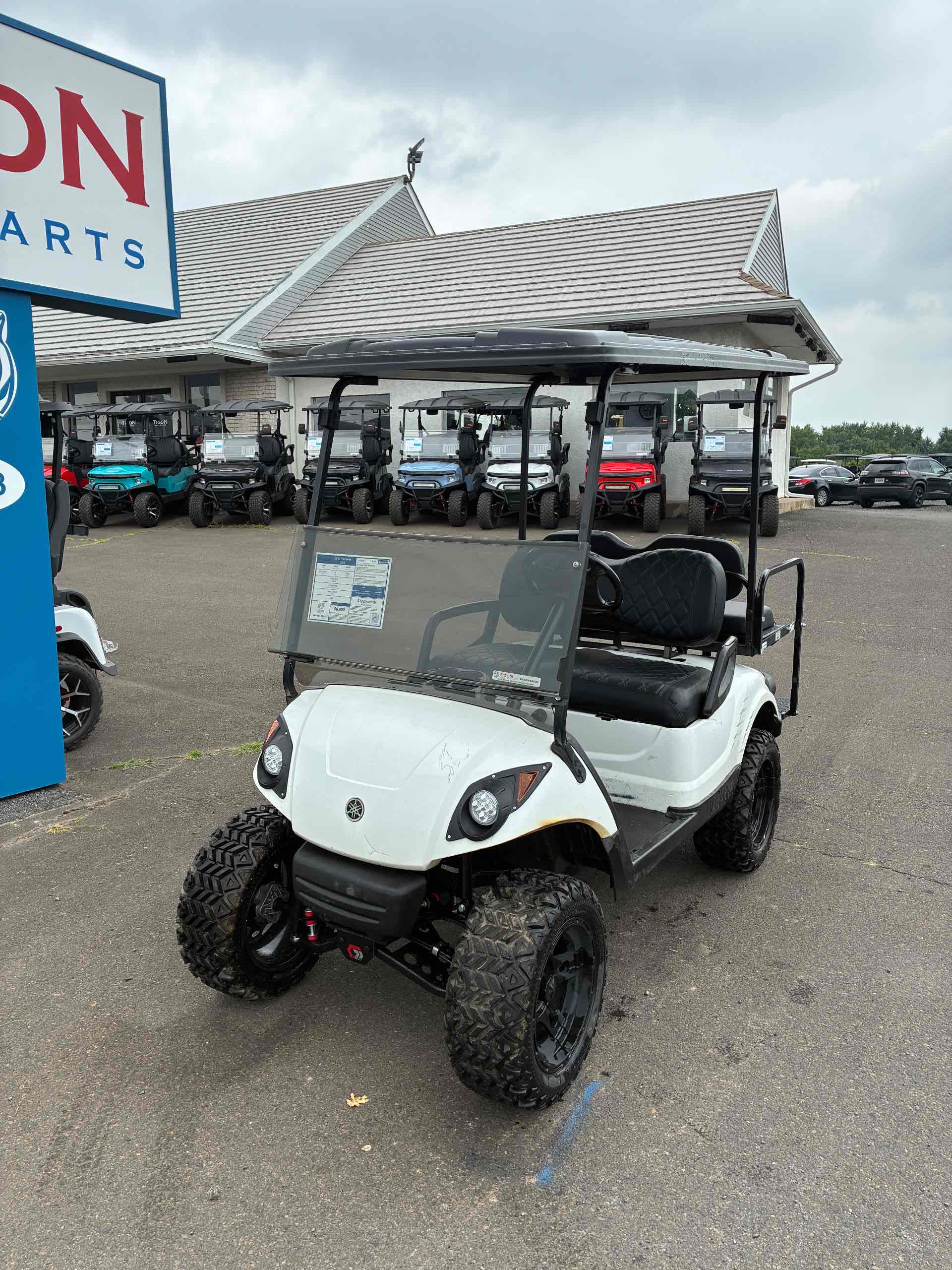 2013 Yamaha G29 Golf Cart in White