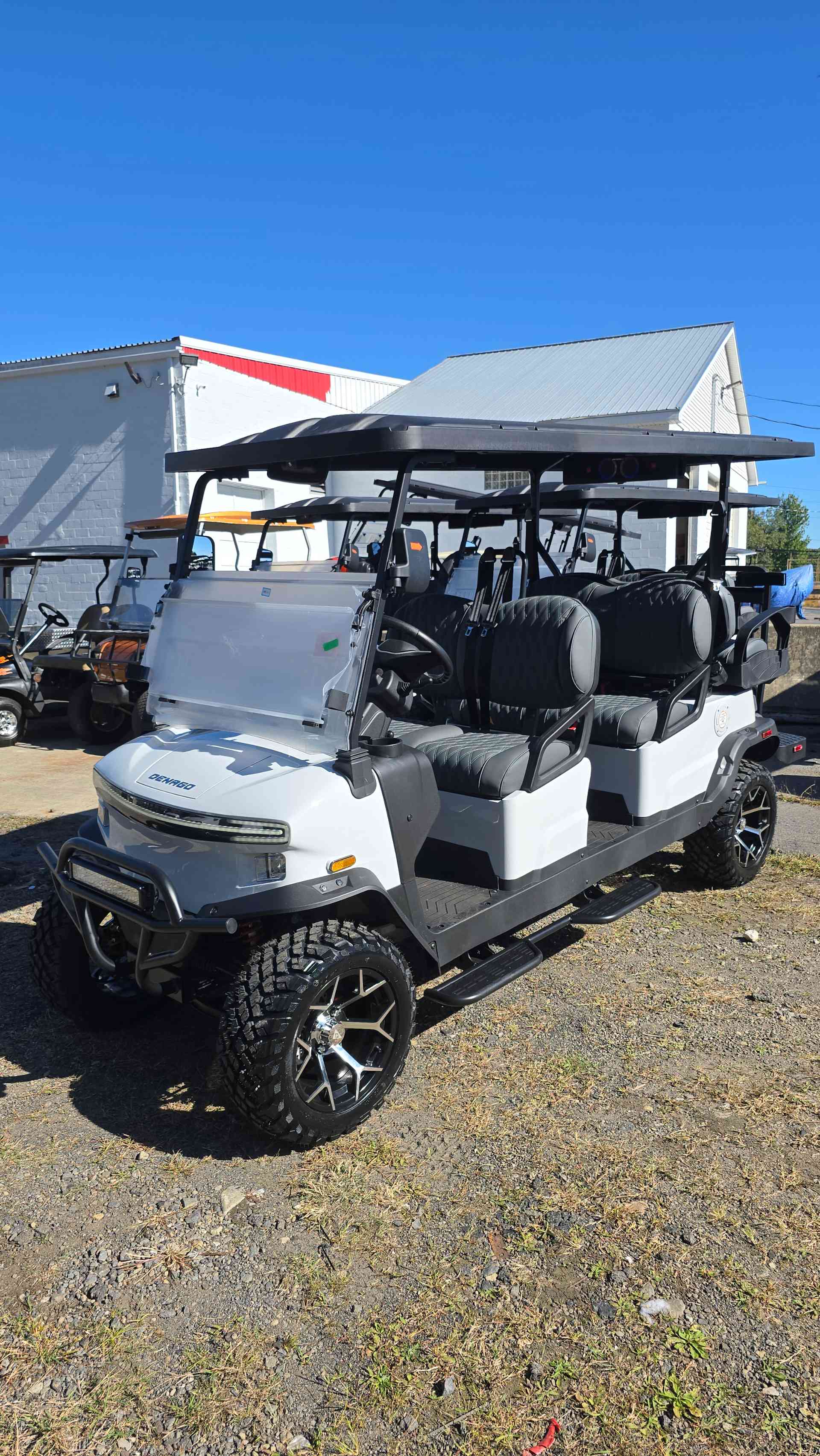 2026 Denago Rover XL6 Golf Cart in White