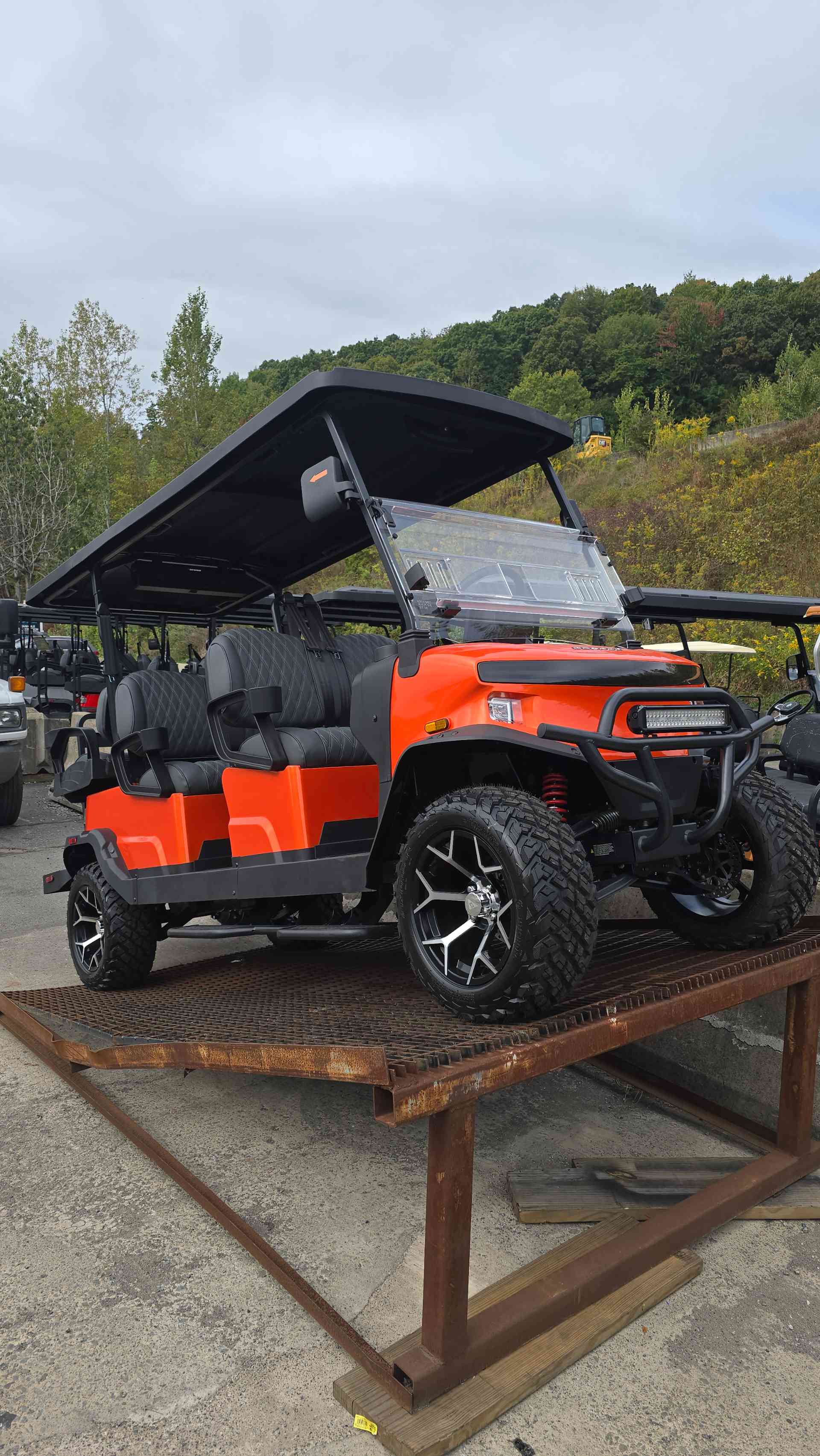 2026 Denago Rover XL6 Golf Cart in Lava