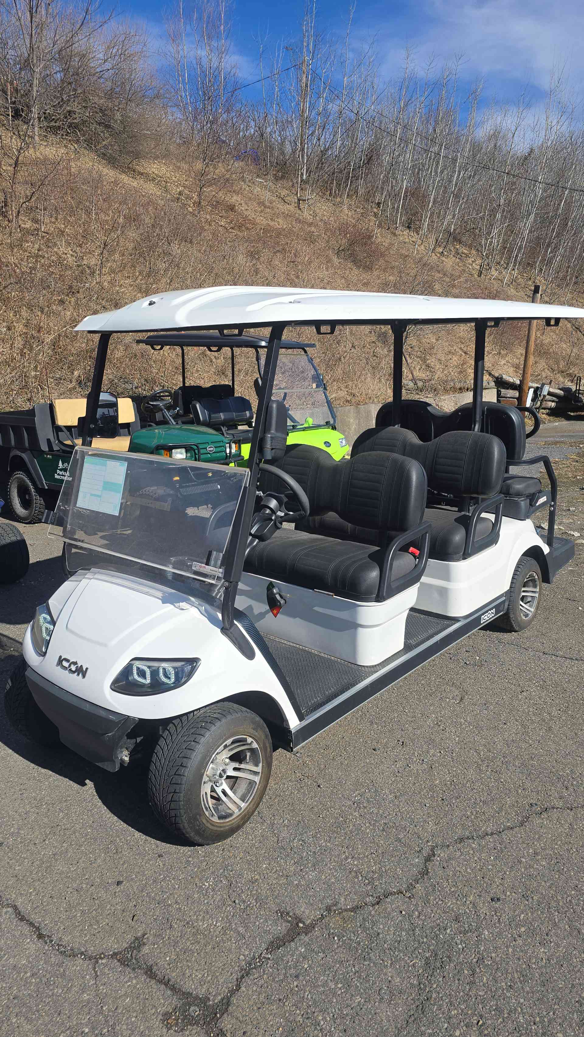 2024 Icon G60 Golf Cart in White