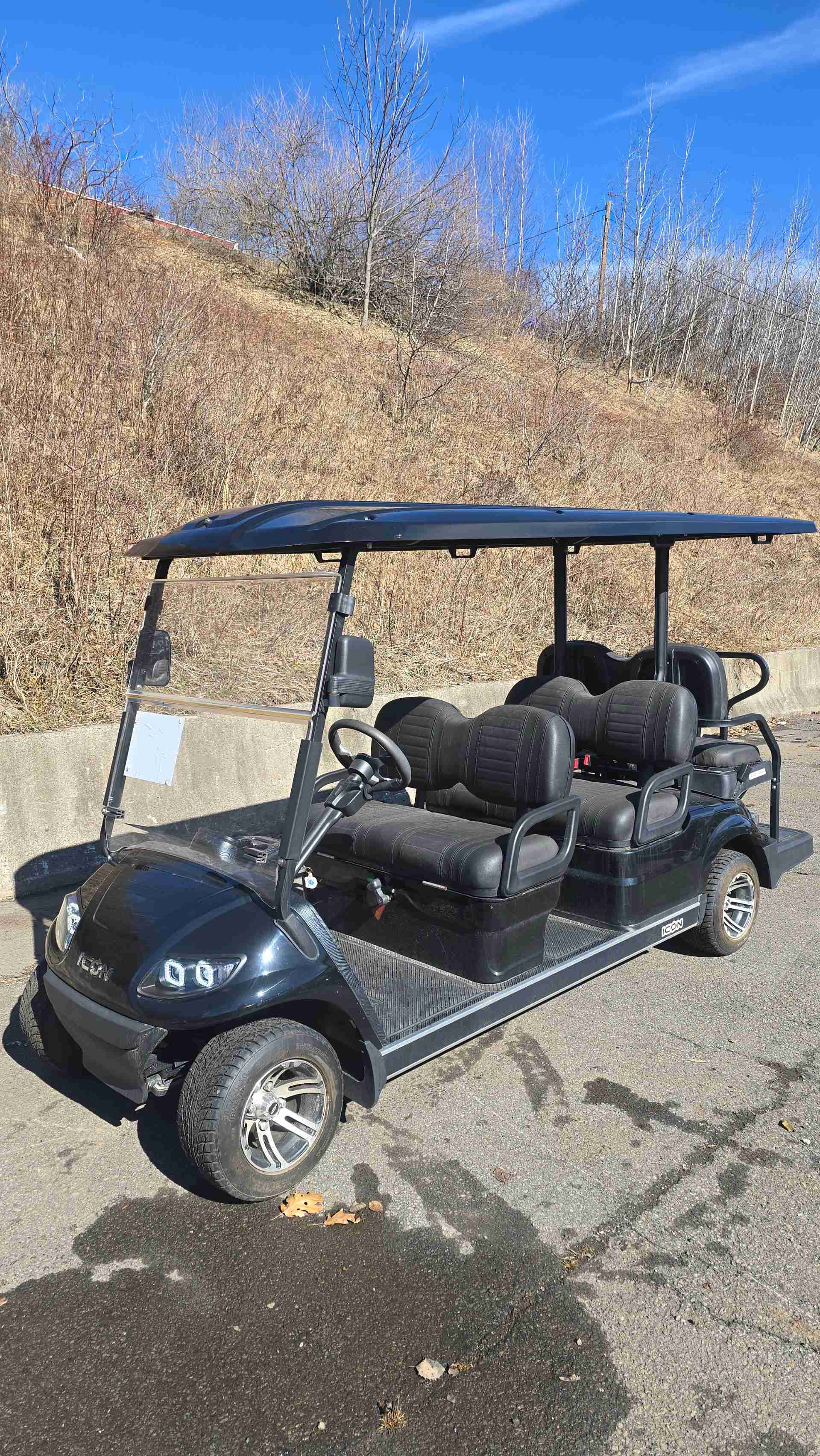 2024 Icon G60 Golf Cart in Black