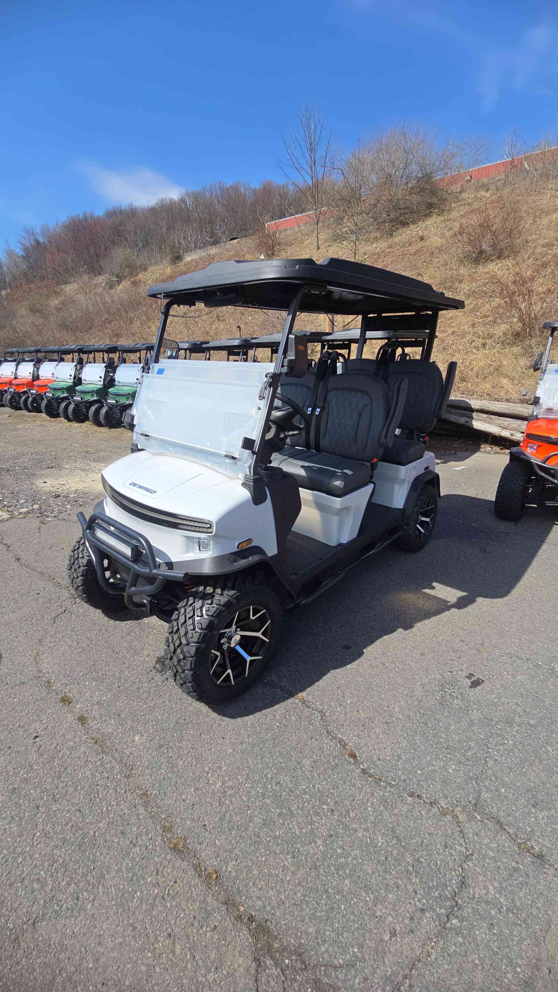 2026 Denago Rover XL Golf Cart in White