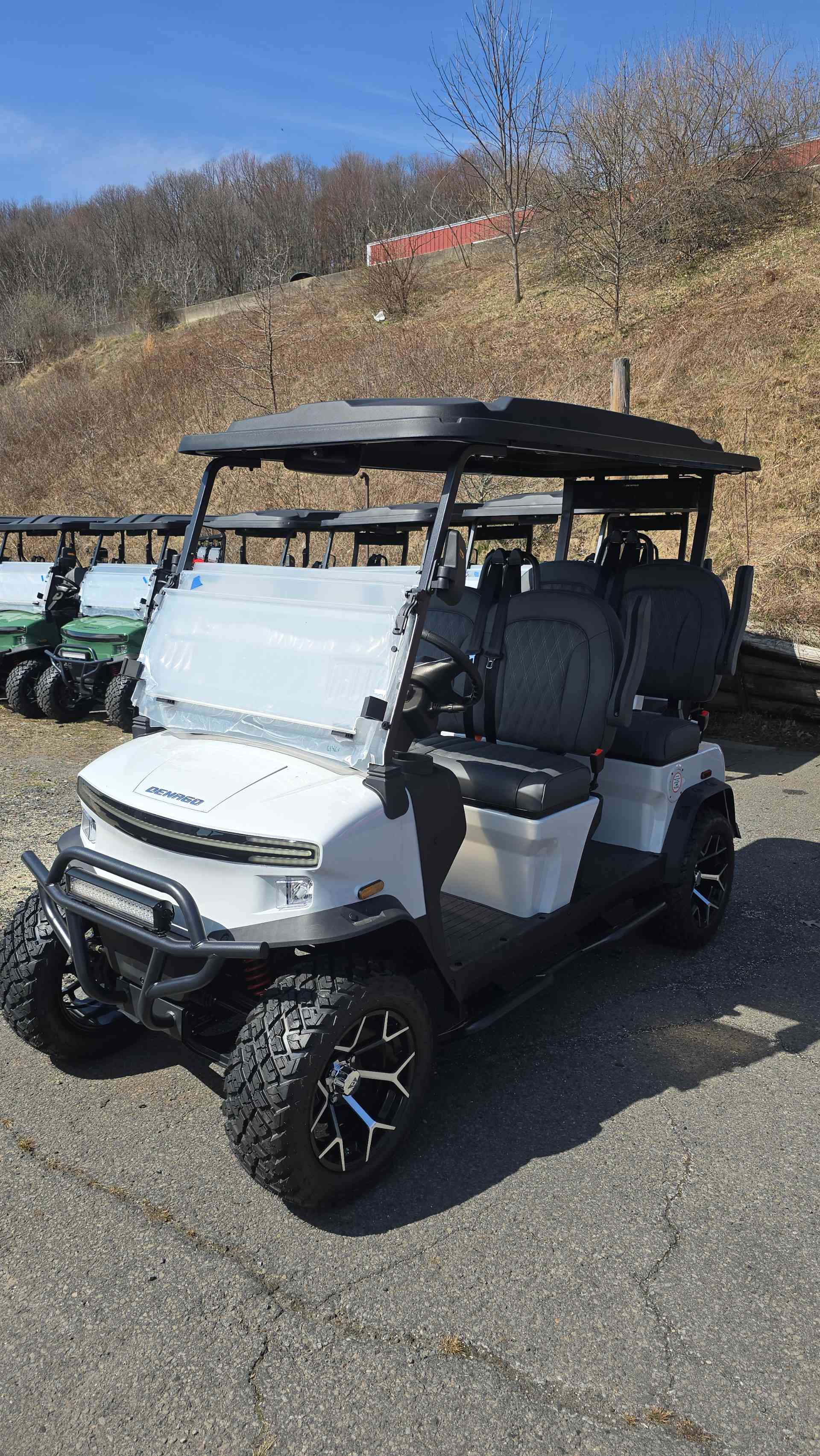 2026 Denago Rover XL Golf Cart in White