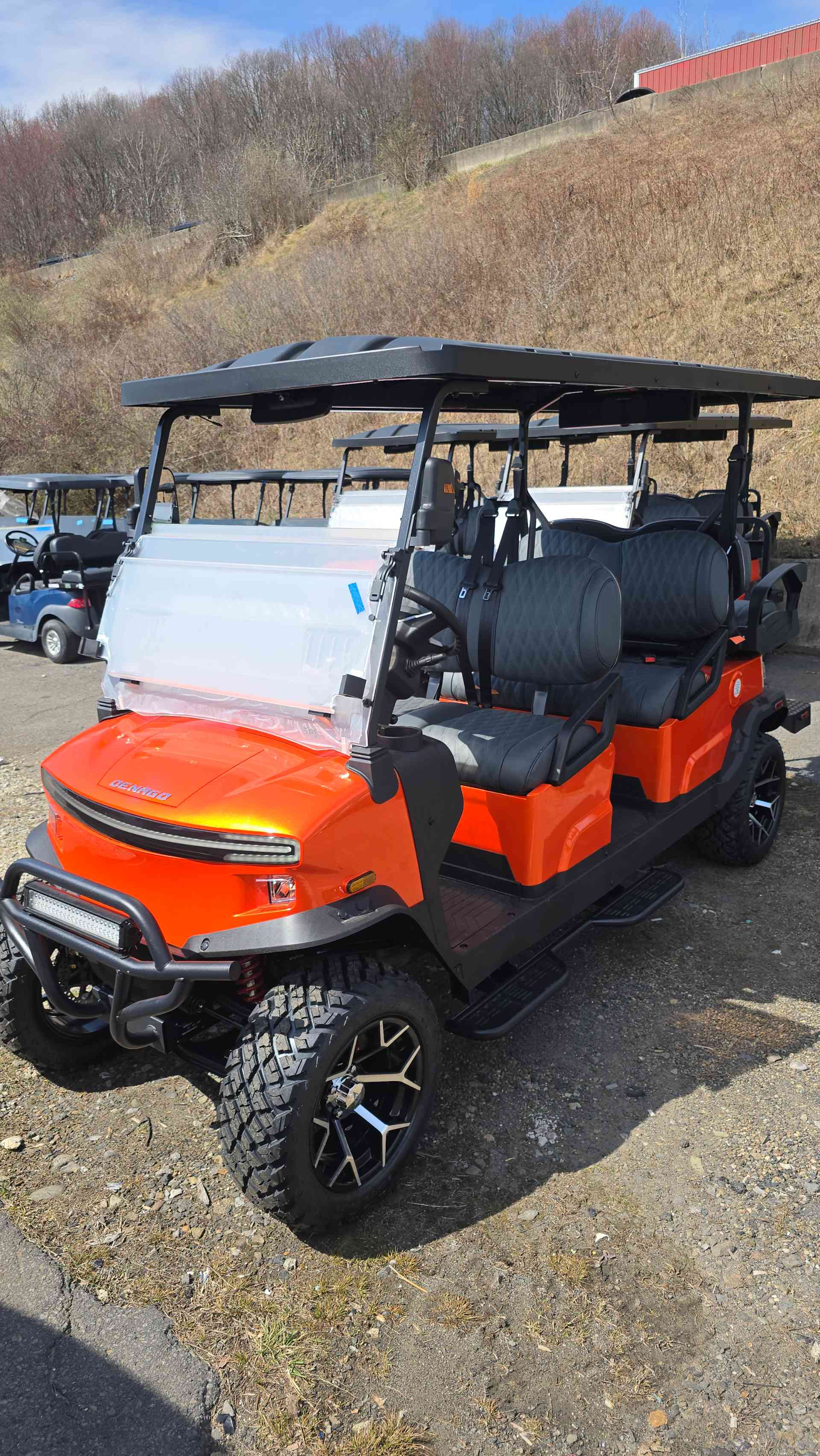 2026 Denago Rover XL6 Golf Cart in Lava