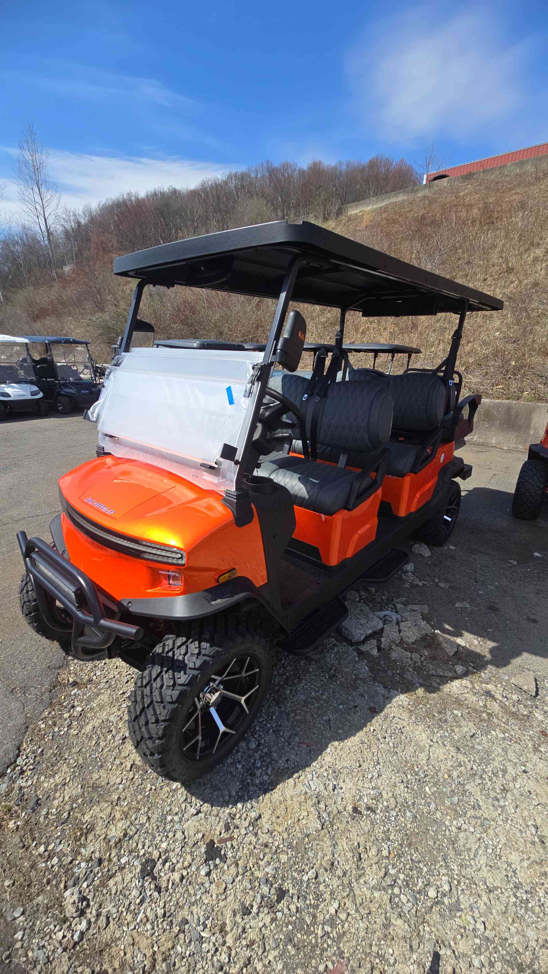 2026 Denago Rover XL6 Golf Cart in Lava