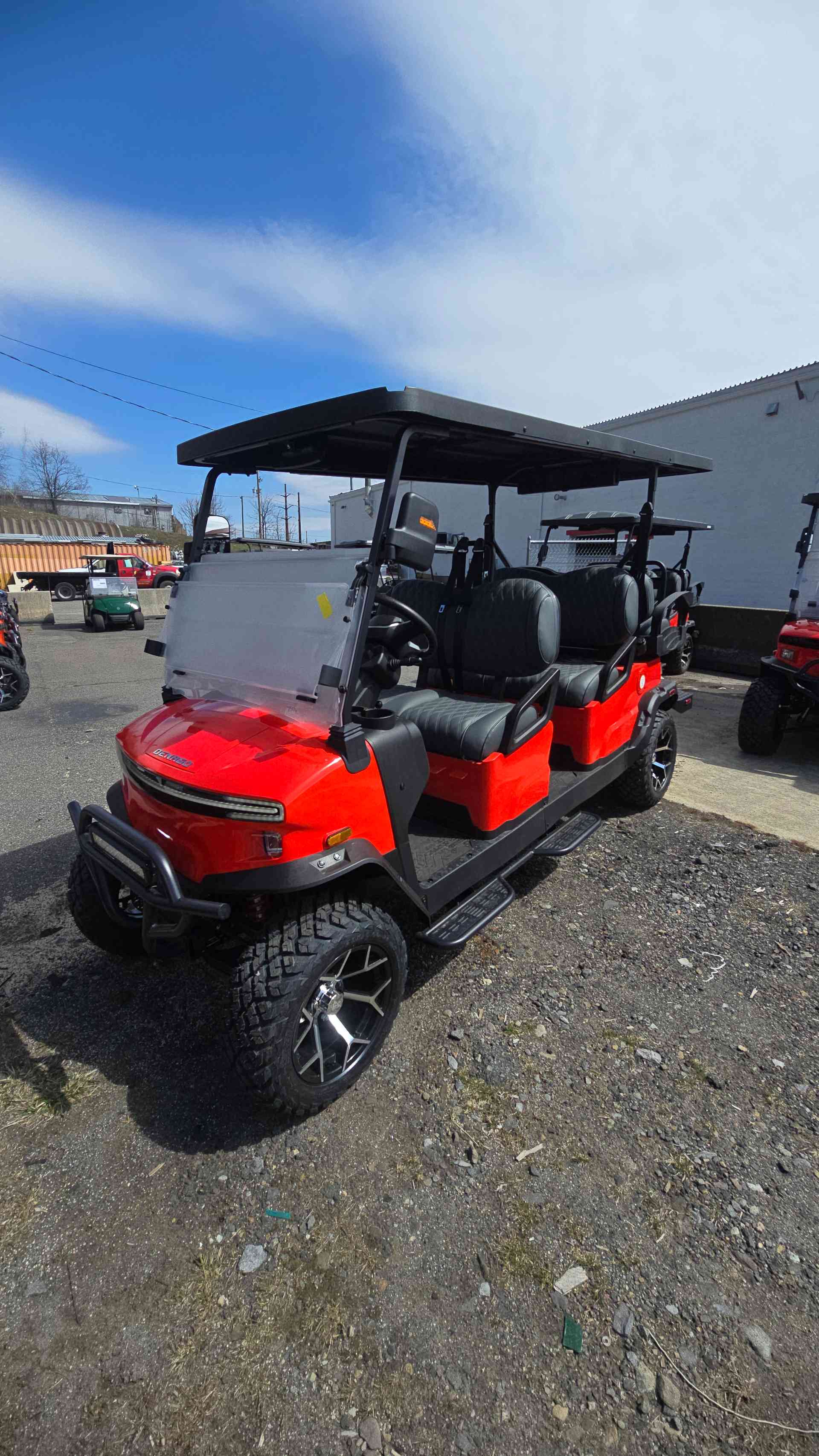 2026 Denago Rover XL6 Golf Cart in Scarlet