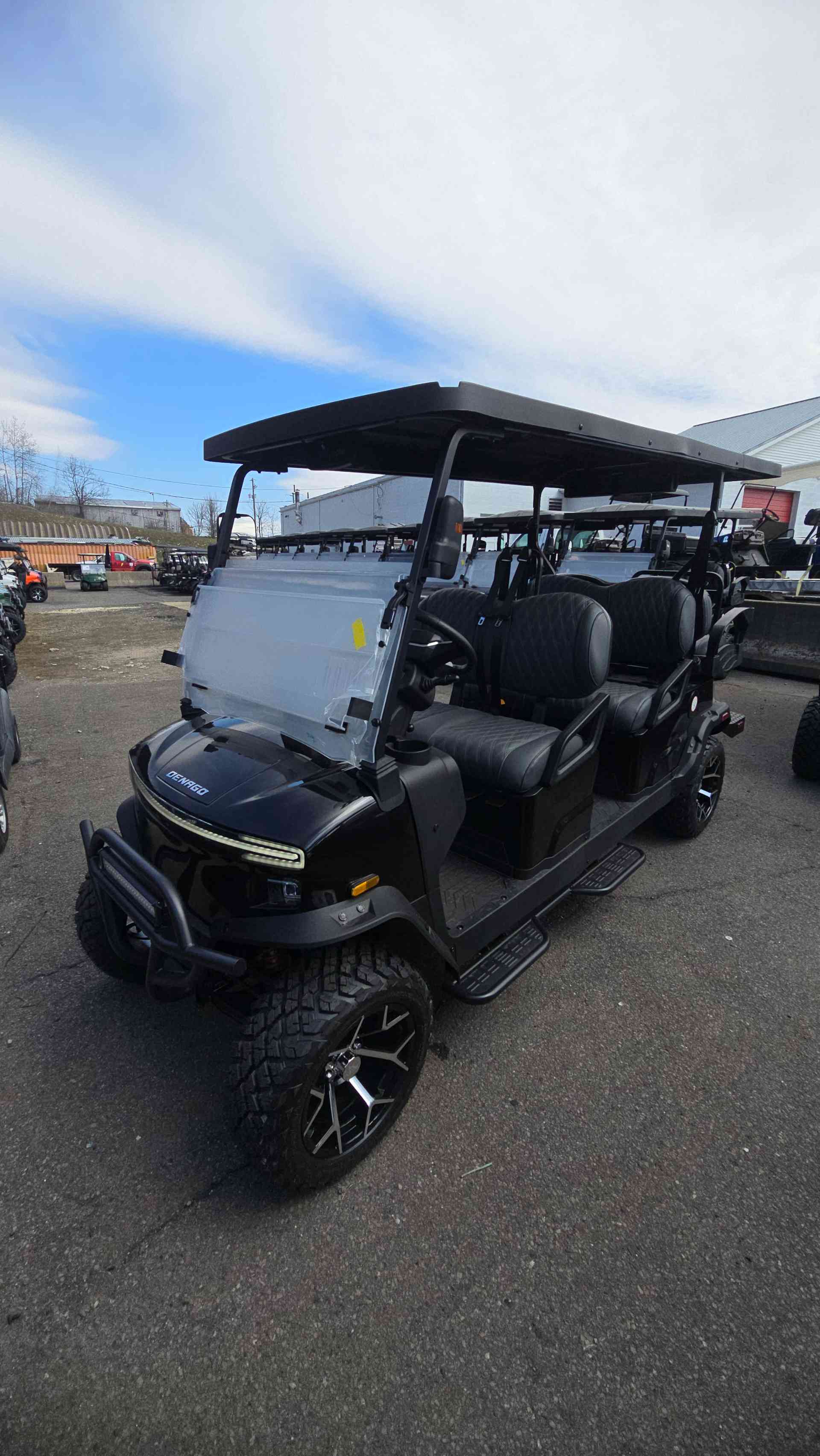 2026 Denago Rover XL6 Golf Cart in Black