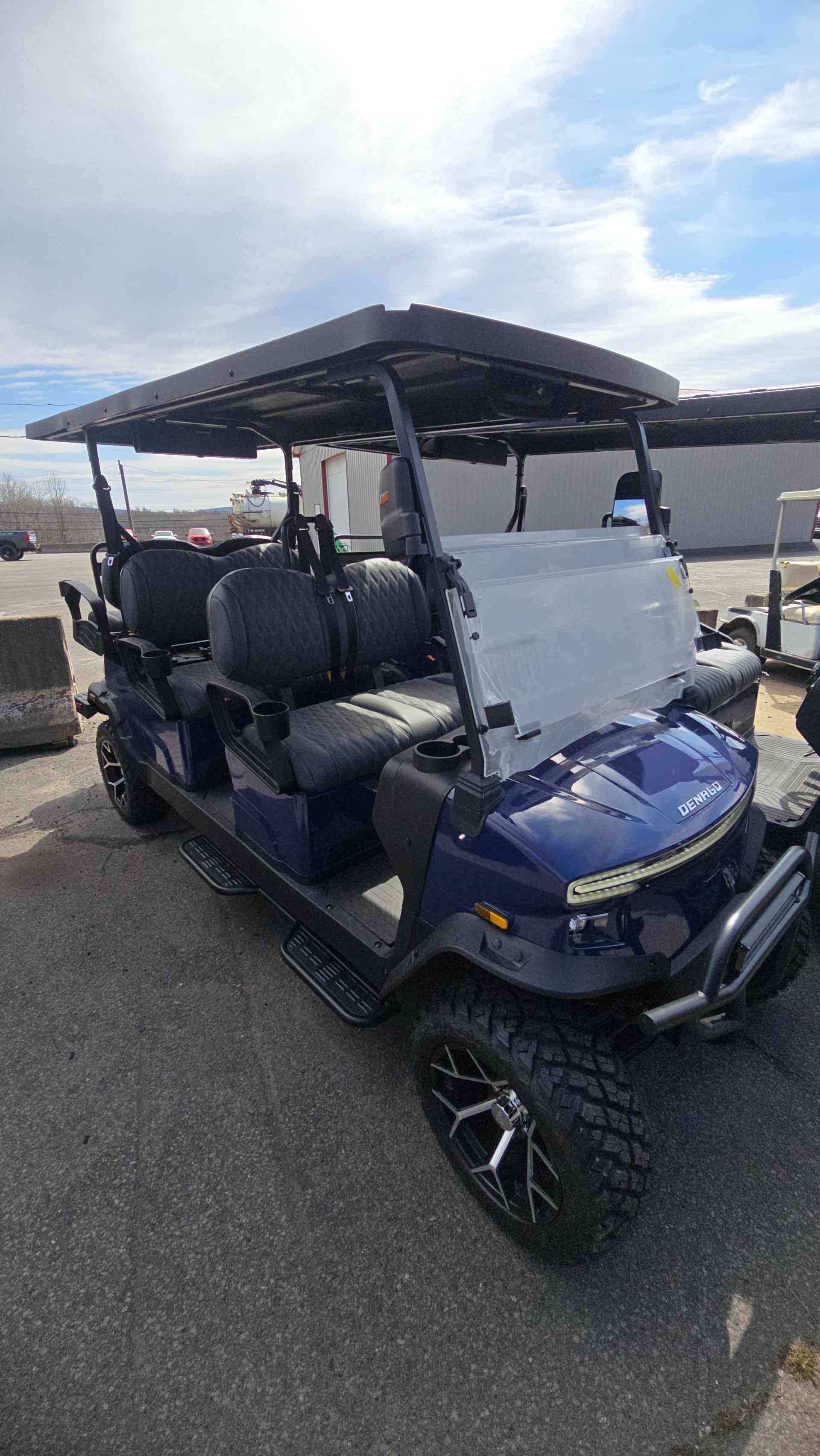 2026 Denago Rover XL6 Golf Cart in Blue