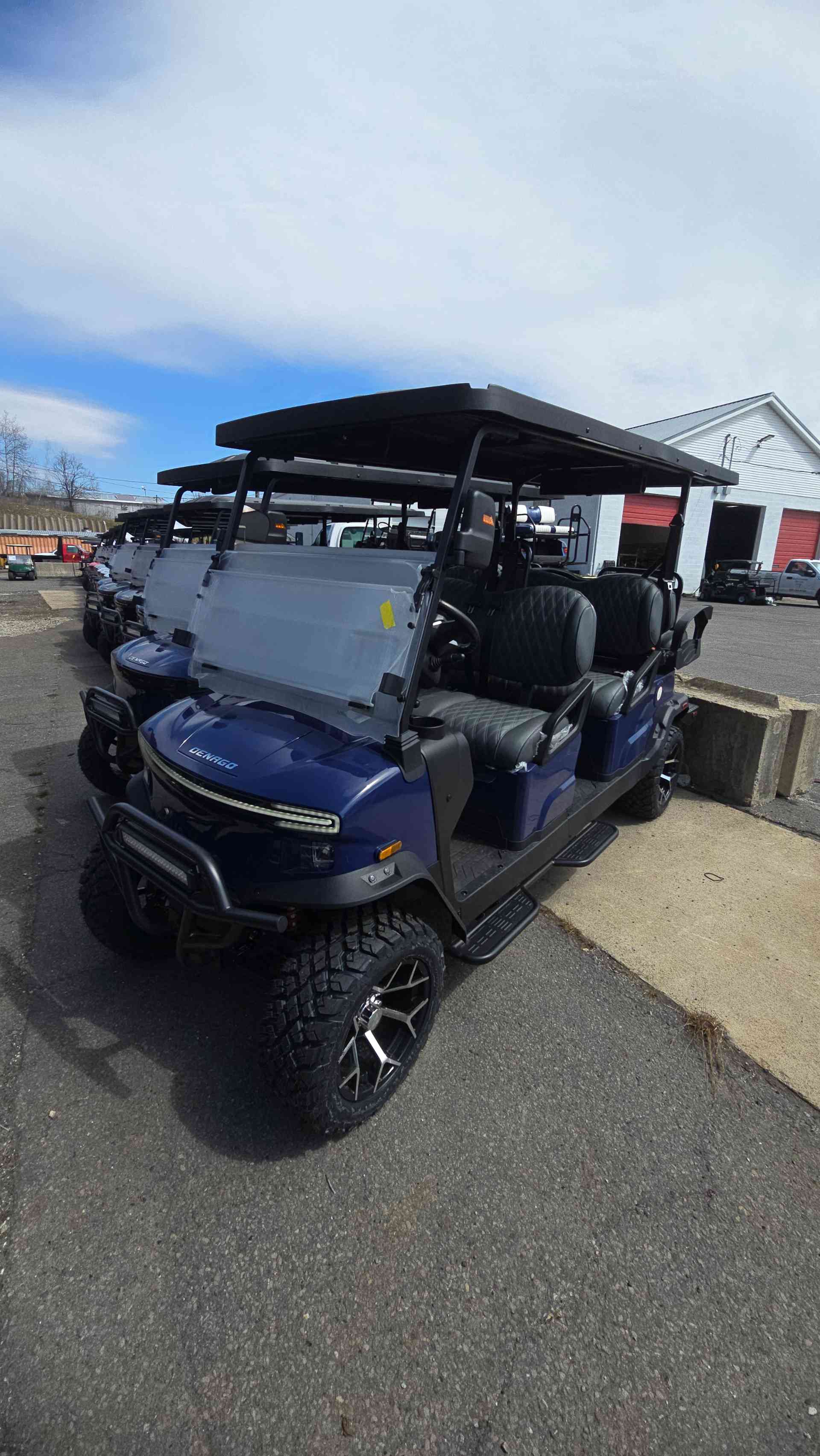 2026 Denago Rover XL6 Golf Cart in Blue