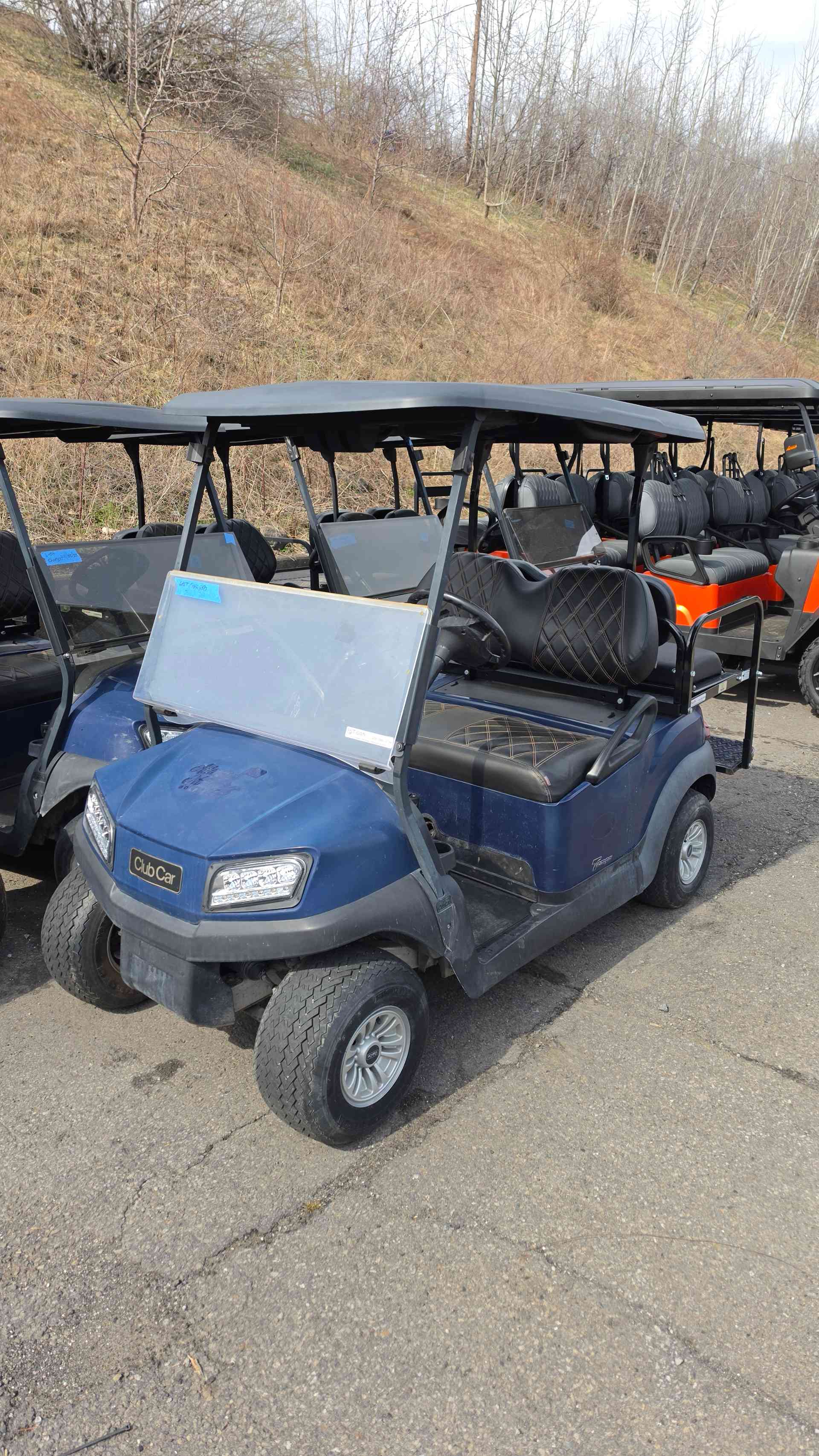 2018 Club Car Tempo Golf Cart in Blue