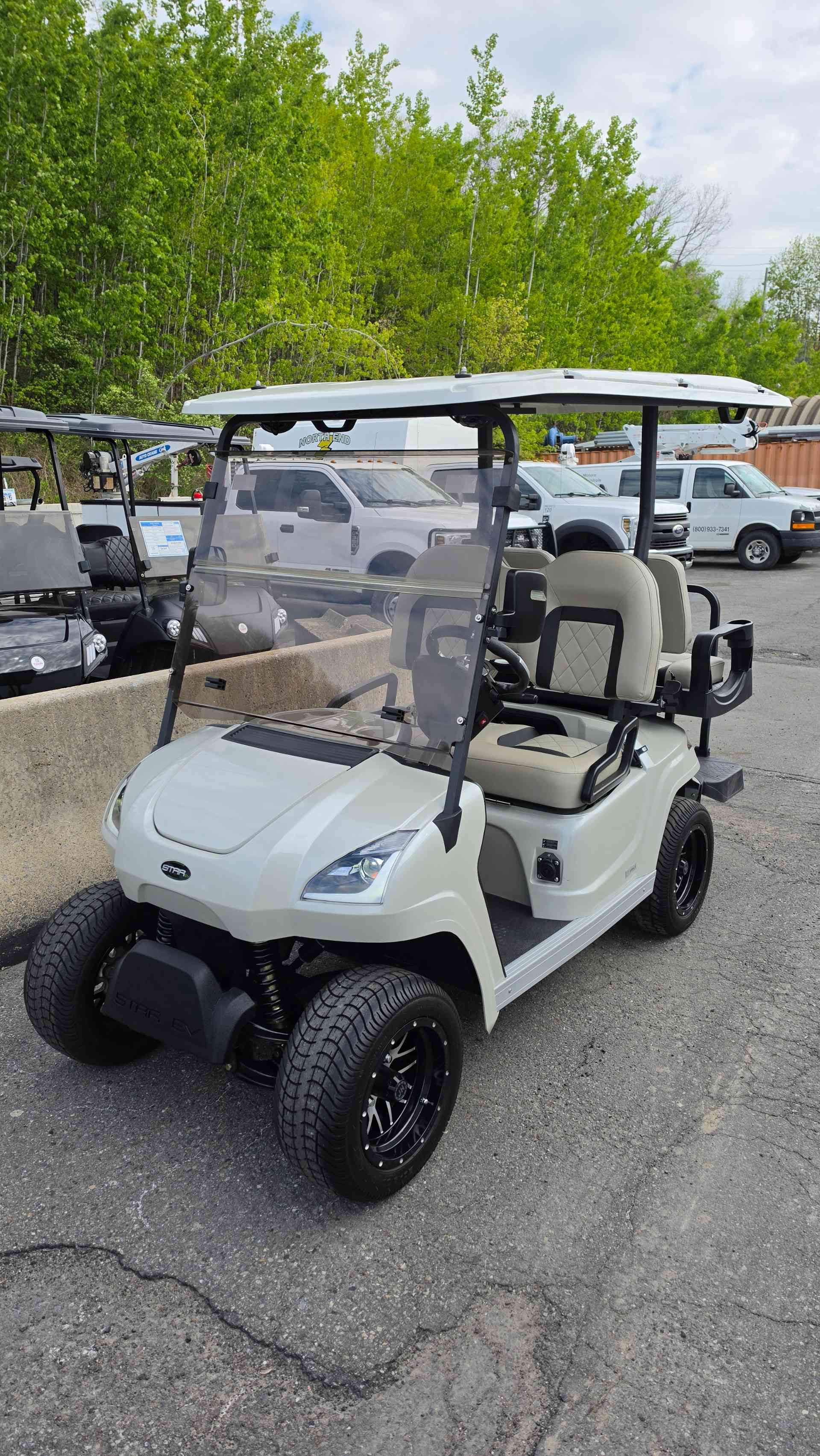 2022 Star EV SIRIUS 2+2 Golf Cart in White