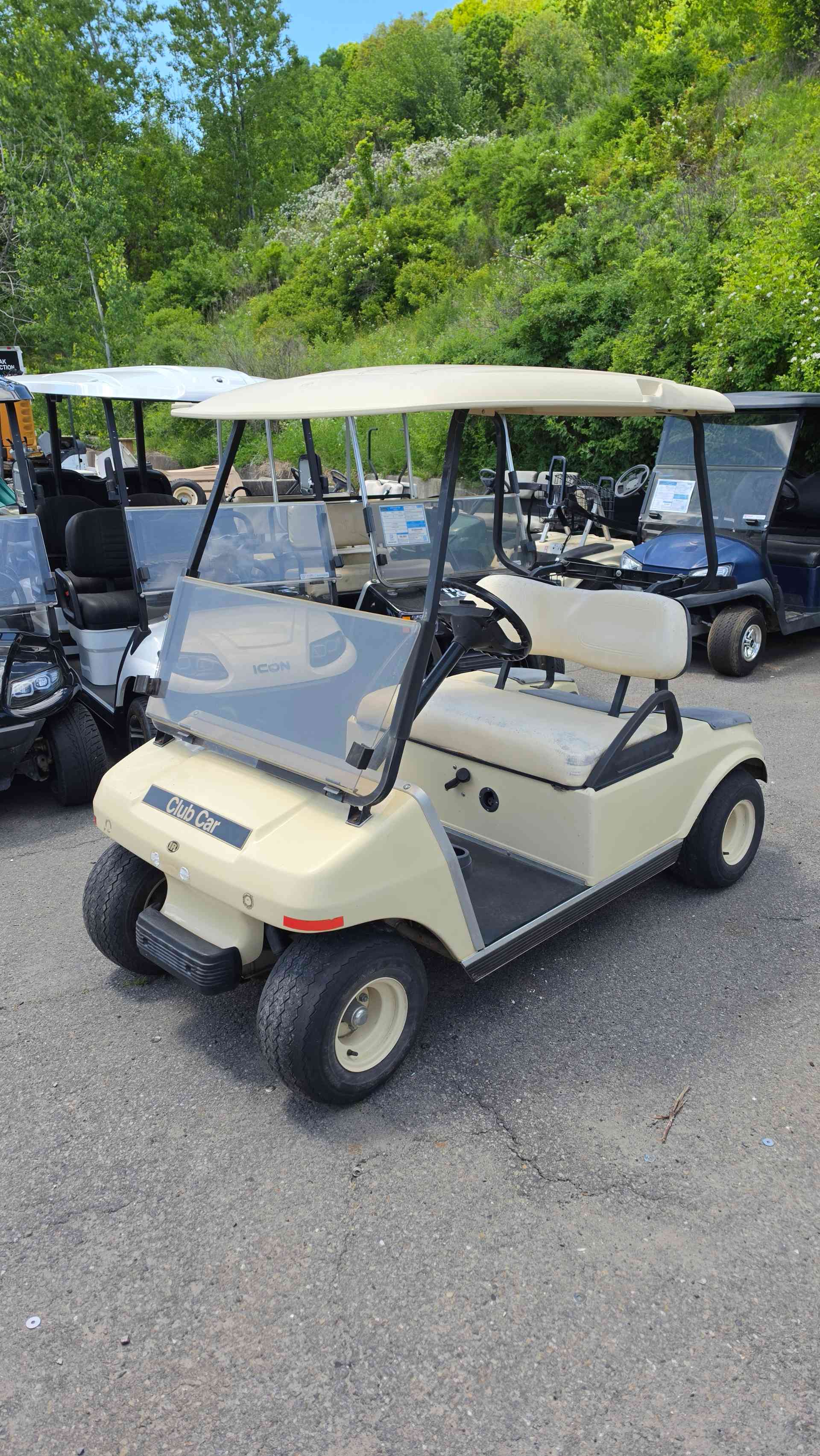 2002 Club Car DS Golf Cart in Beige