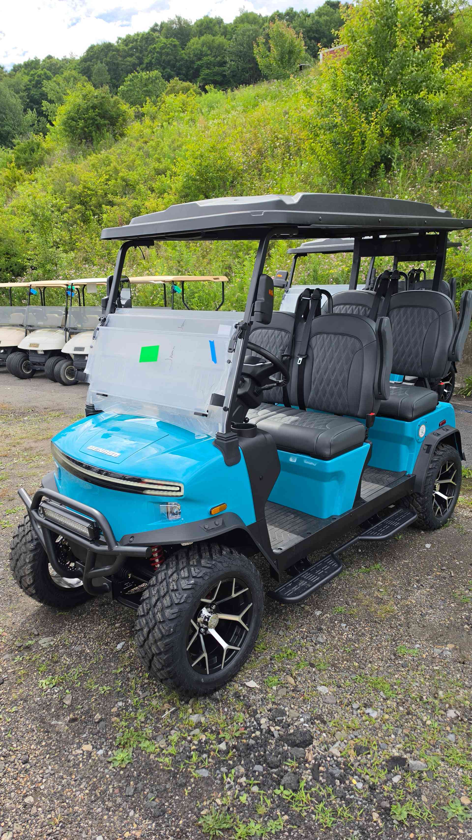 2026 Denago Rover XL Golf Cart in Aqua