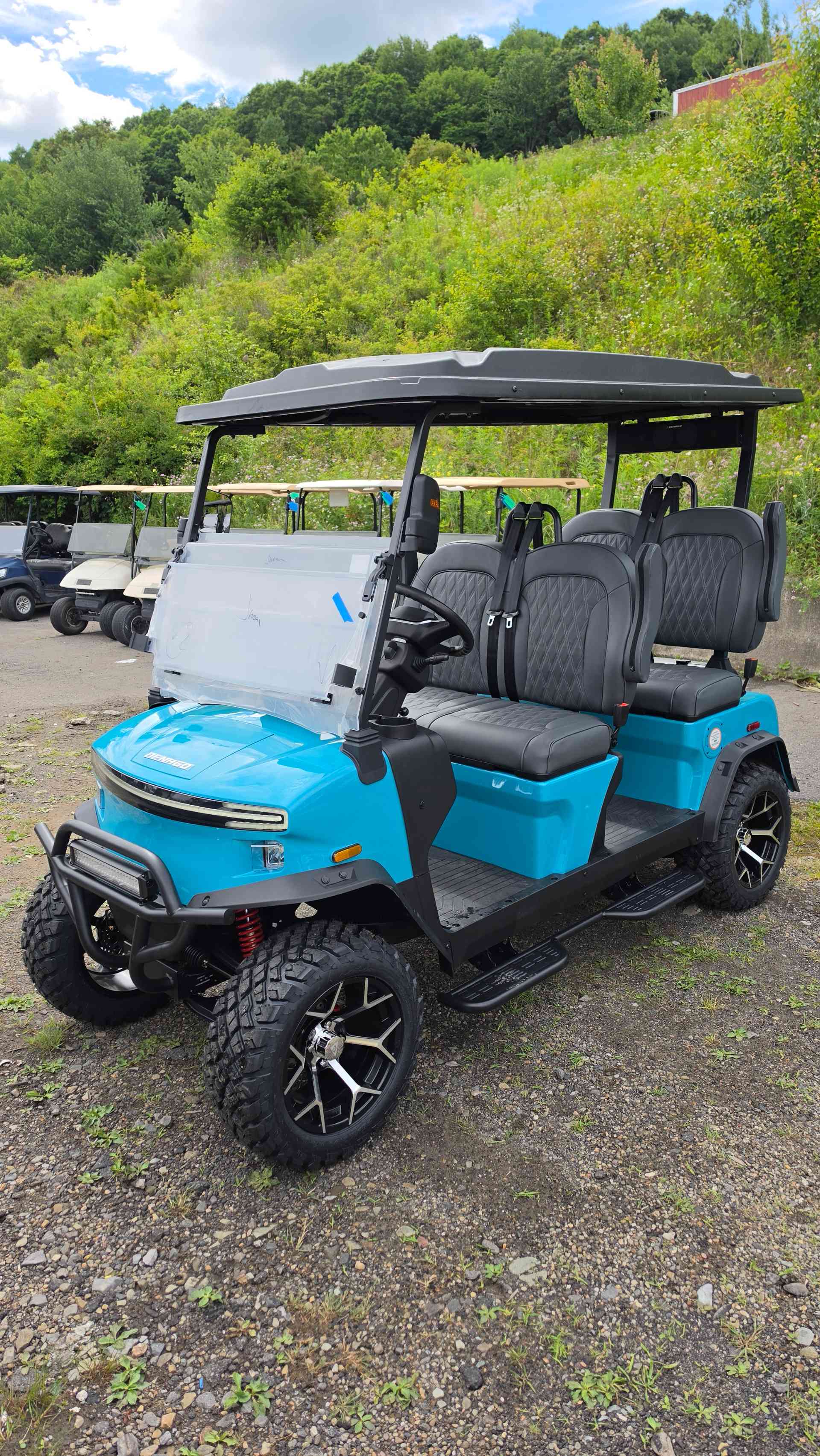 2026 Denago Rover XL Golf Cart in Aqua
