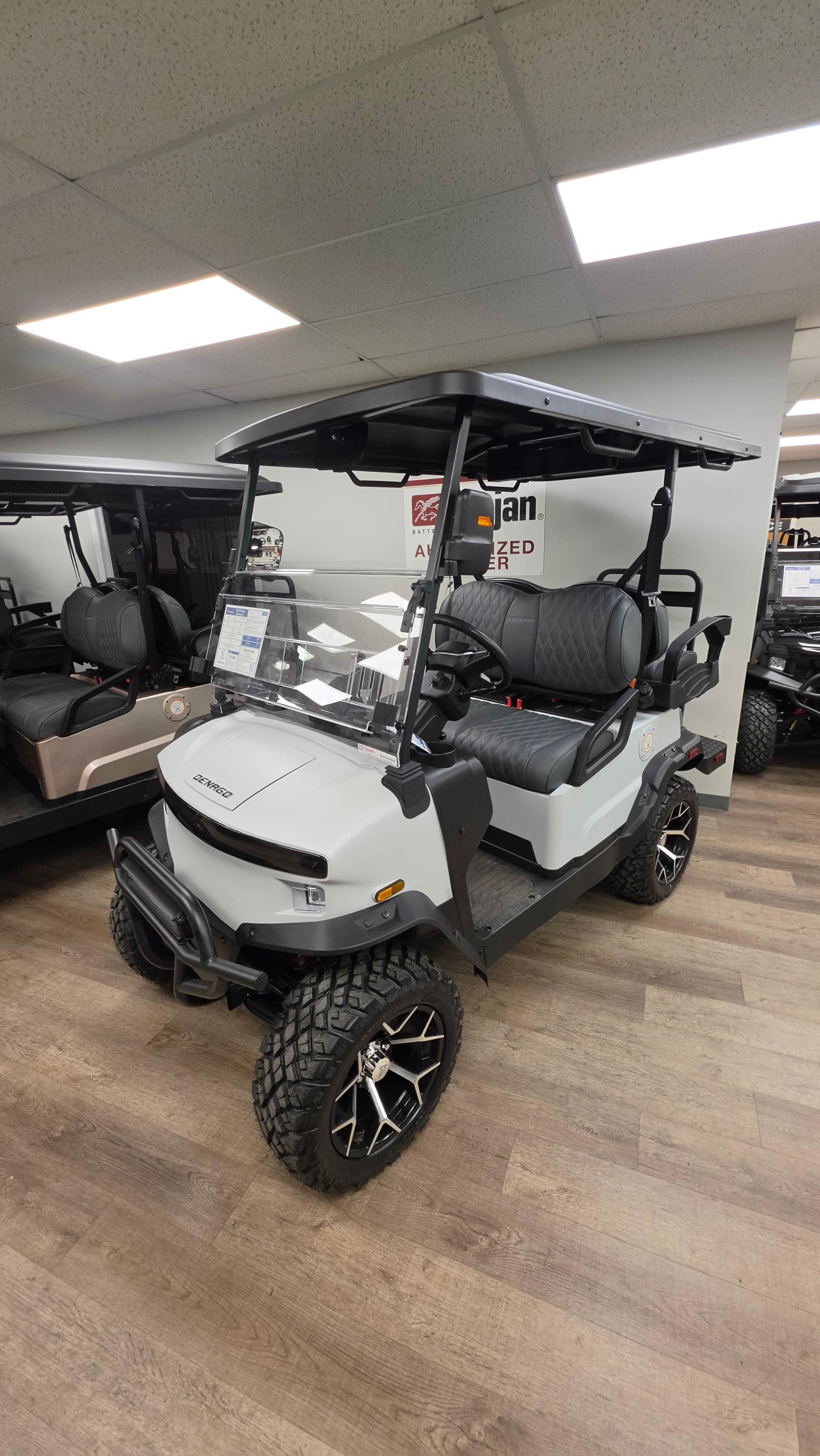 2026 Denago Nomad XL Golf Cart in Matte White