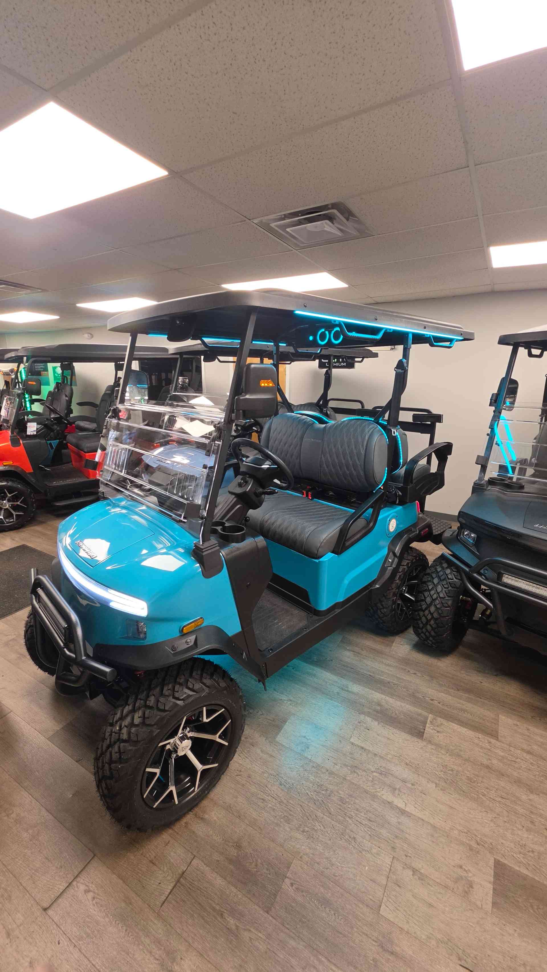 2026 Denago Nomad XL Golf Cart in Aqua for sale at TIGON Scranton, PA
