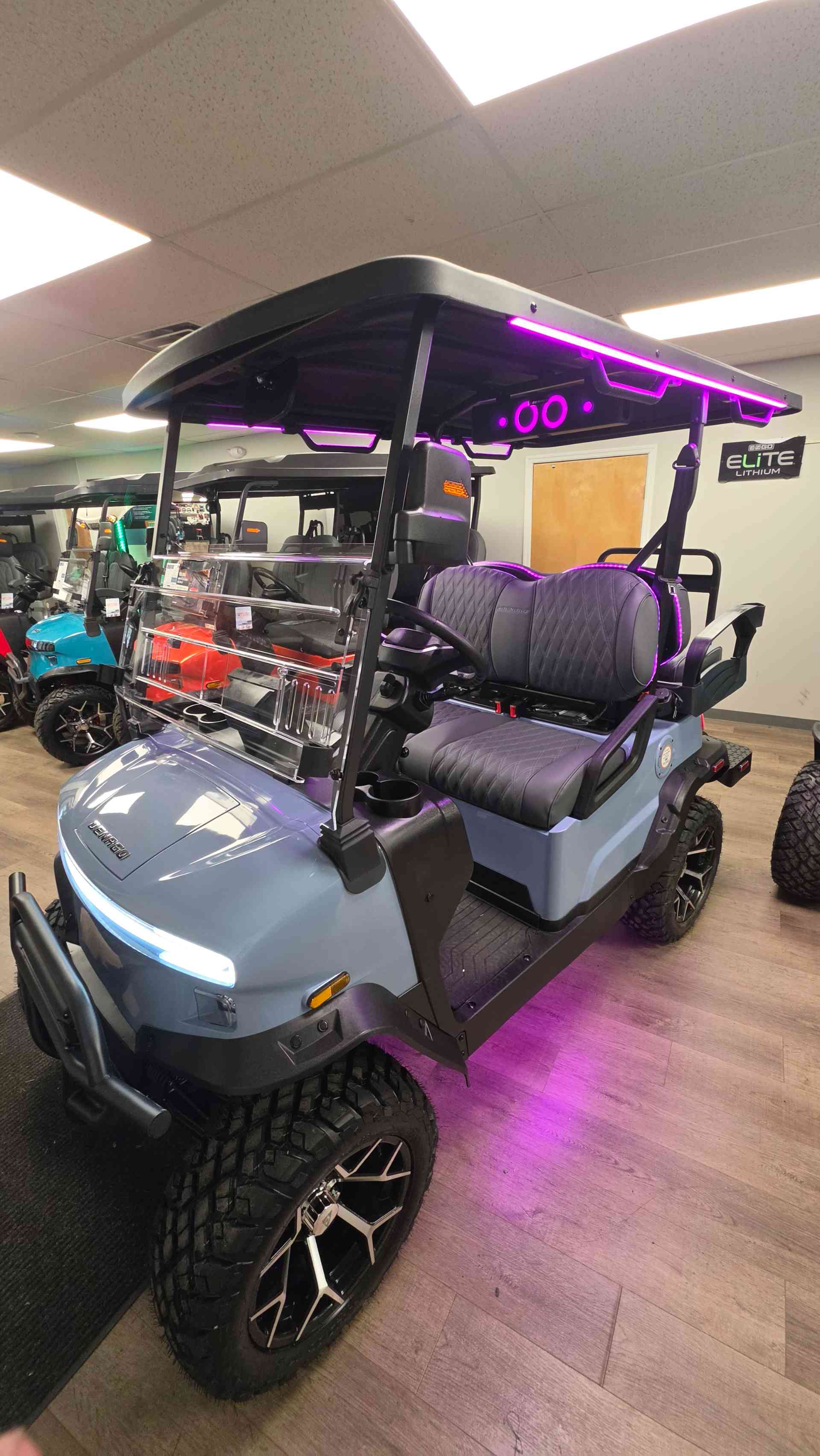 2026 Denago Nomad XL Golf Cart in Glacier for sale at TIGON Scranton, PA