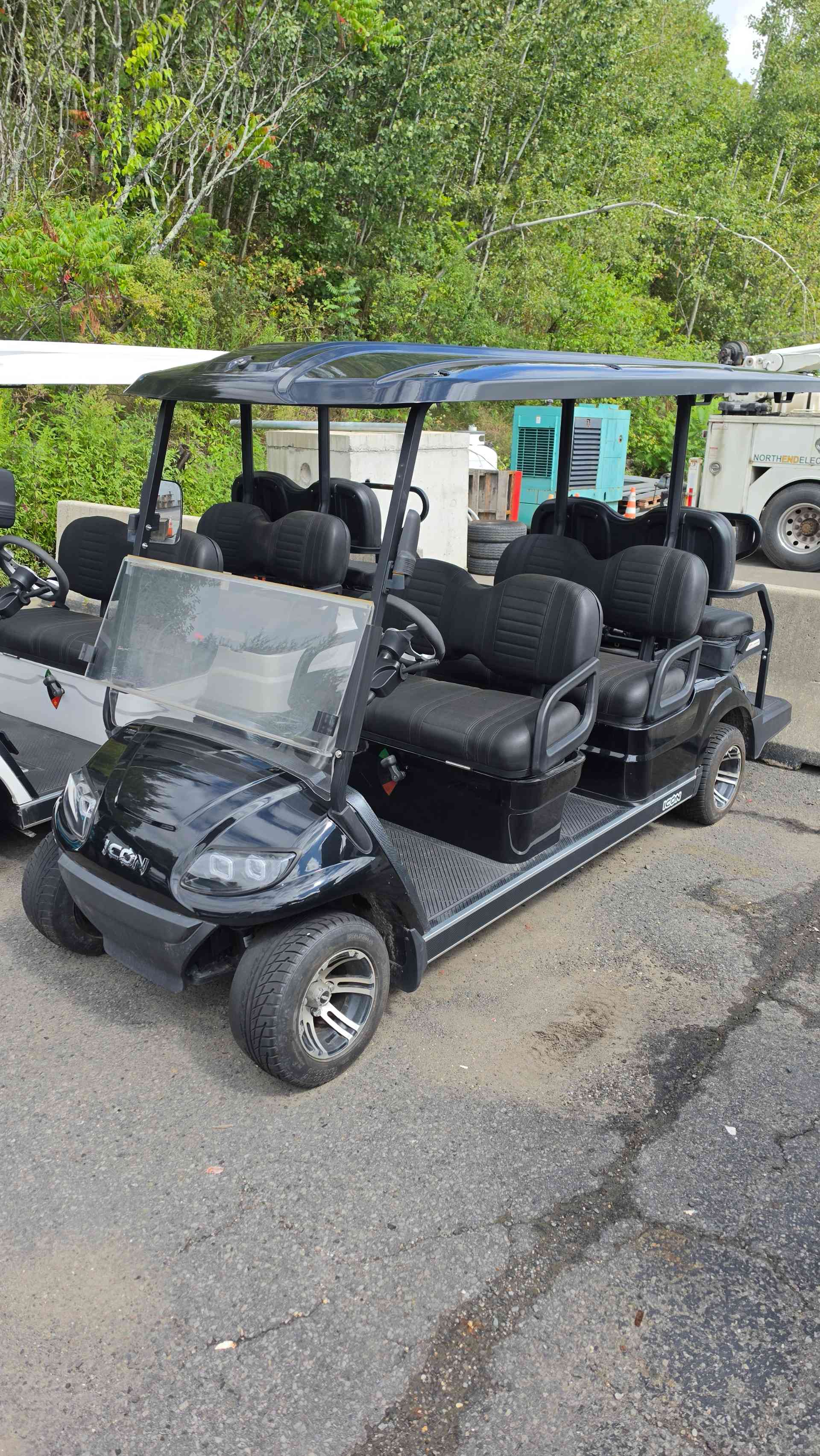 Used 2024 Icon G60 Golf Cart in Black for sale at TIGON Scranton, PA