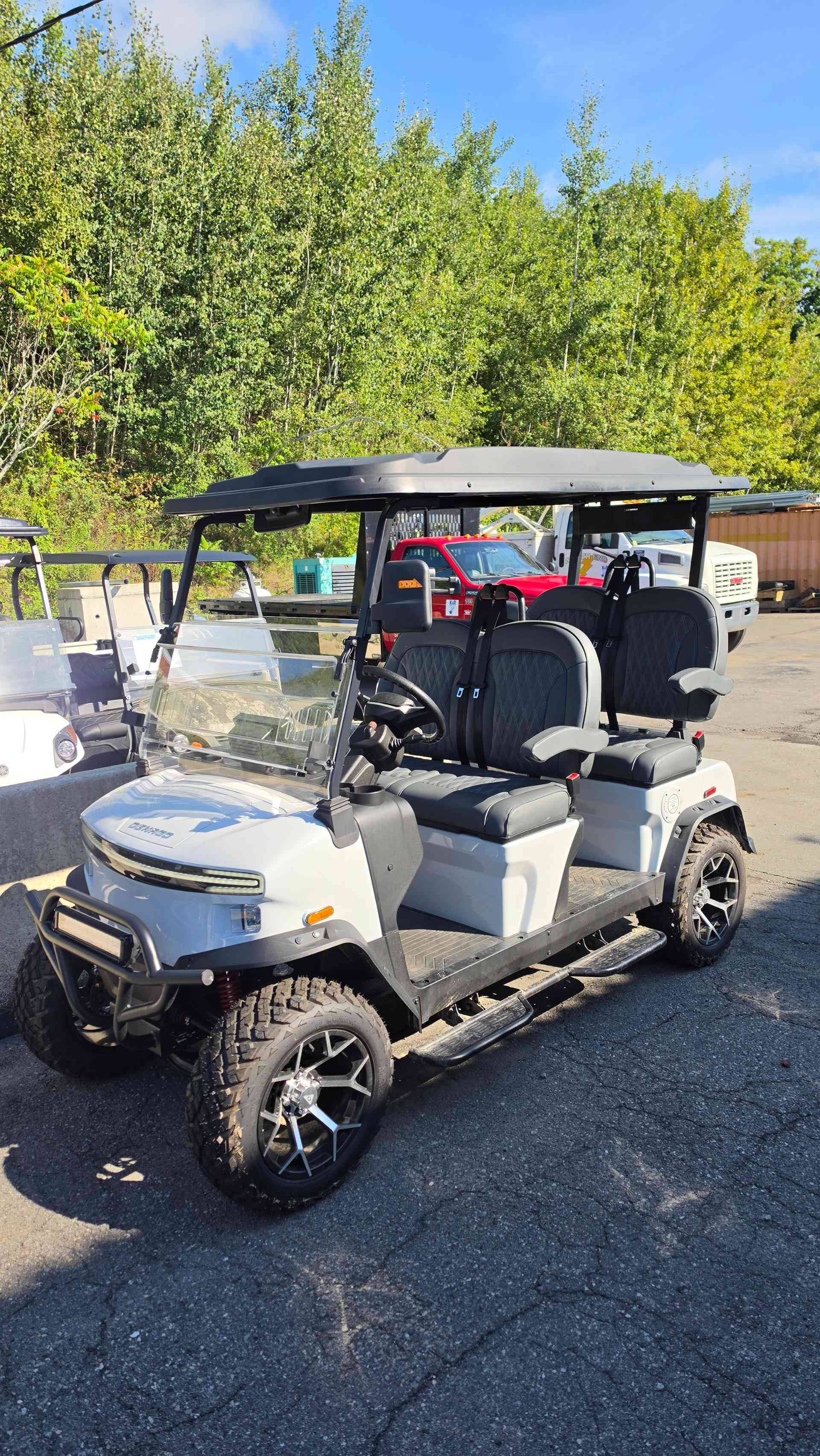2026 Denago Rover XL Golf Cart in White for sale at TIGON Scranton, PA