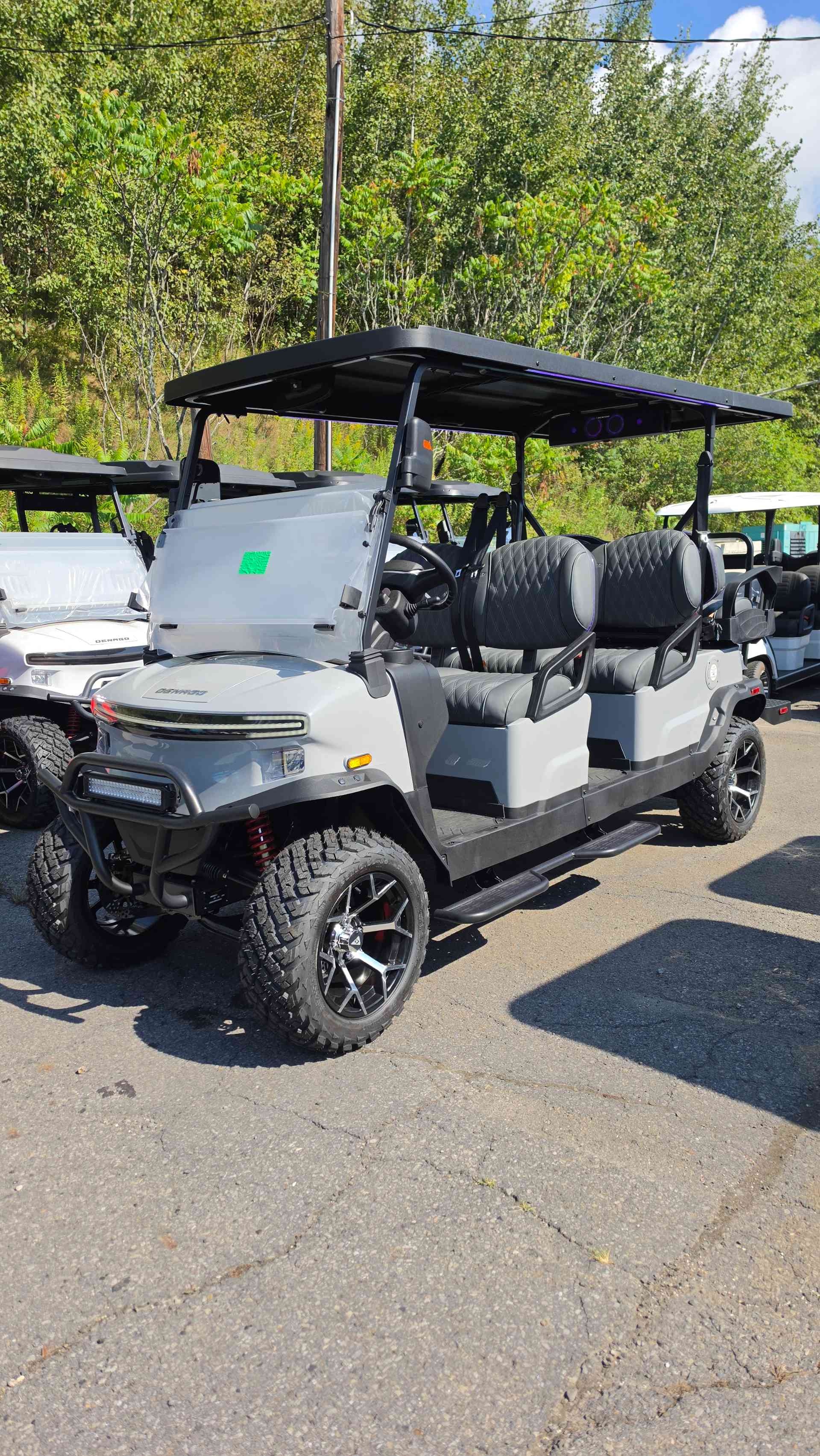 2026 Denago Rover XL6 Gray golf cart for sale in Scranton, PA — July 4th Golf Cart Sales Event