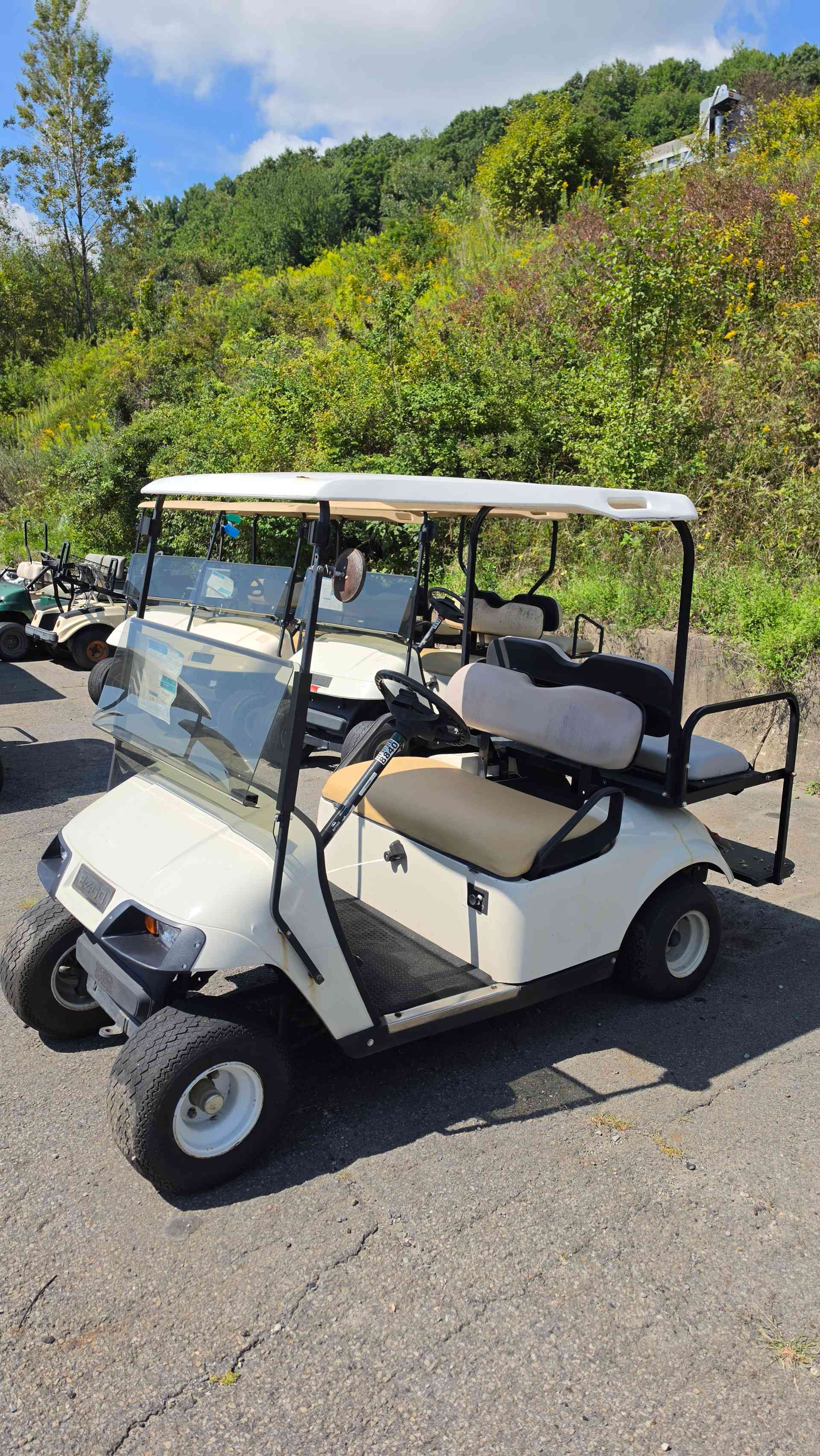 Used 2006 EZGO TXT Golf Cart in White for sale at TIGON Scranton, PA