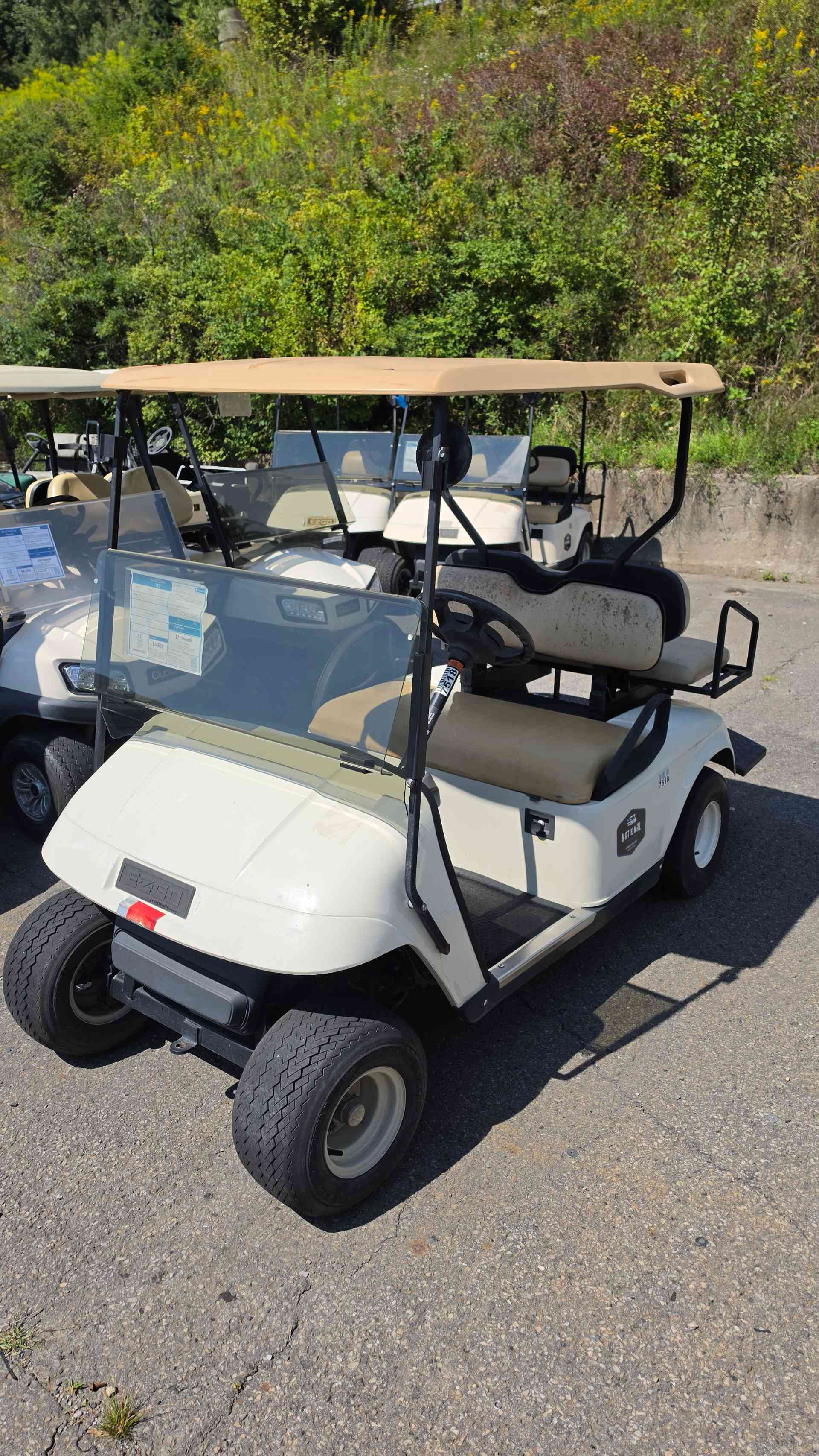 Used 2008 EZGO TXT Golf Cart in White for sale at TIGON Scranton, PA