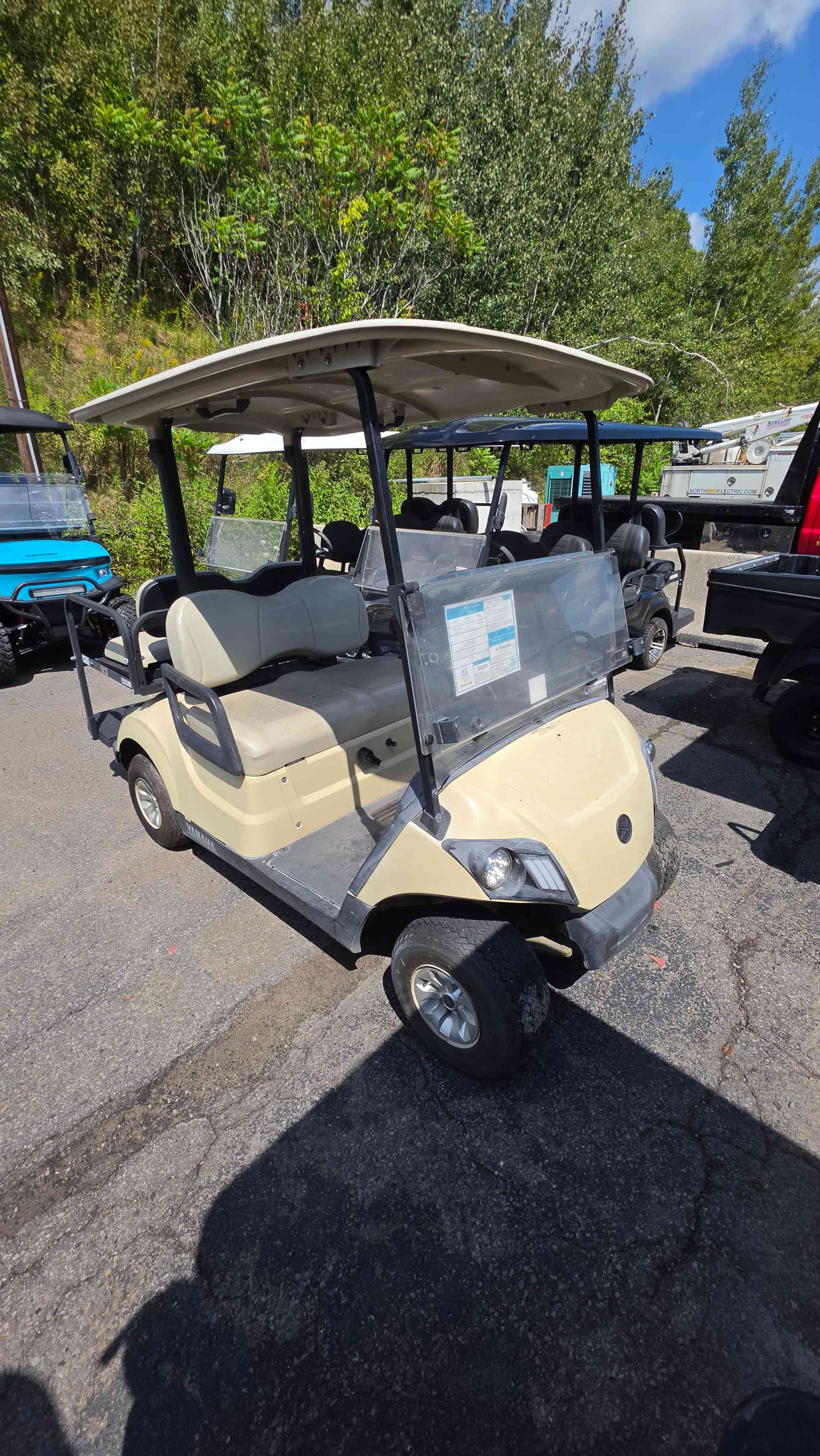 Used 2016 Yamaha Drive 2 Golf Cart in Beige for sale at TIGON Scranton, PA