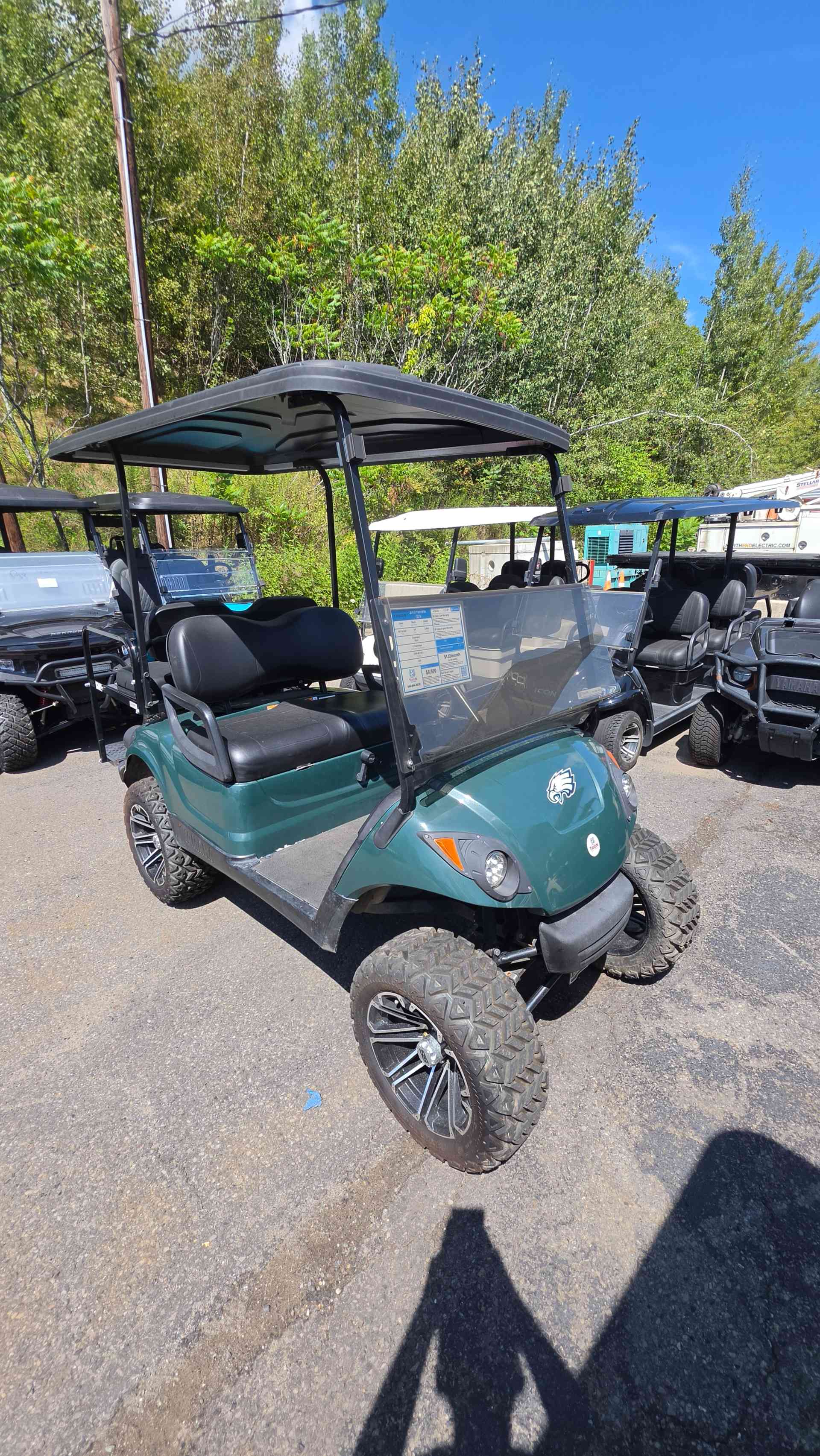 Used 2013 Yamaha G29 Golf Cart in Green for sale at TIGON Scranton, PA