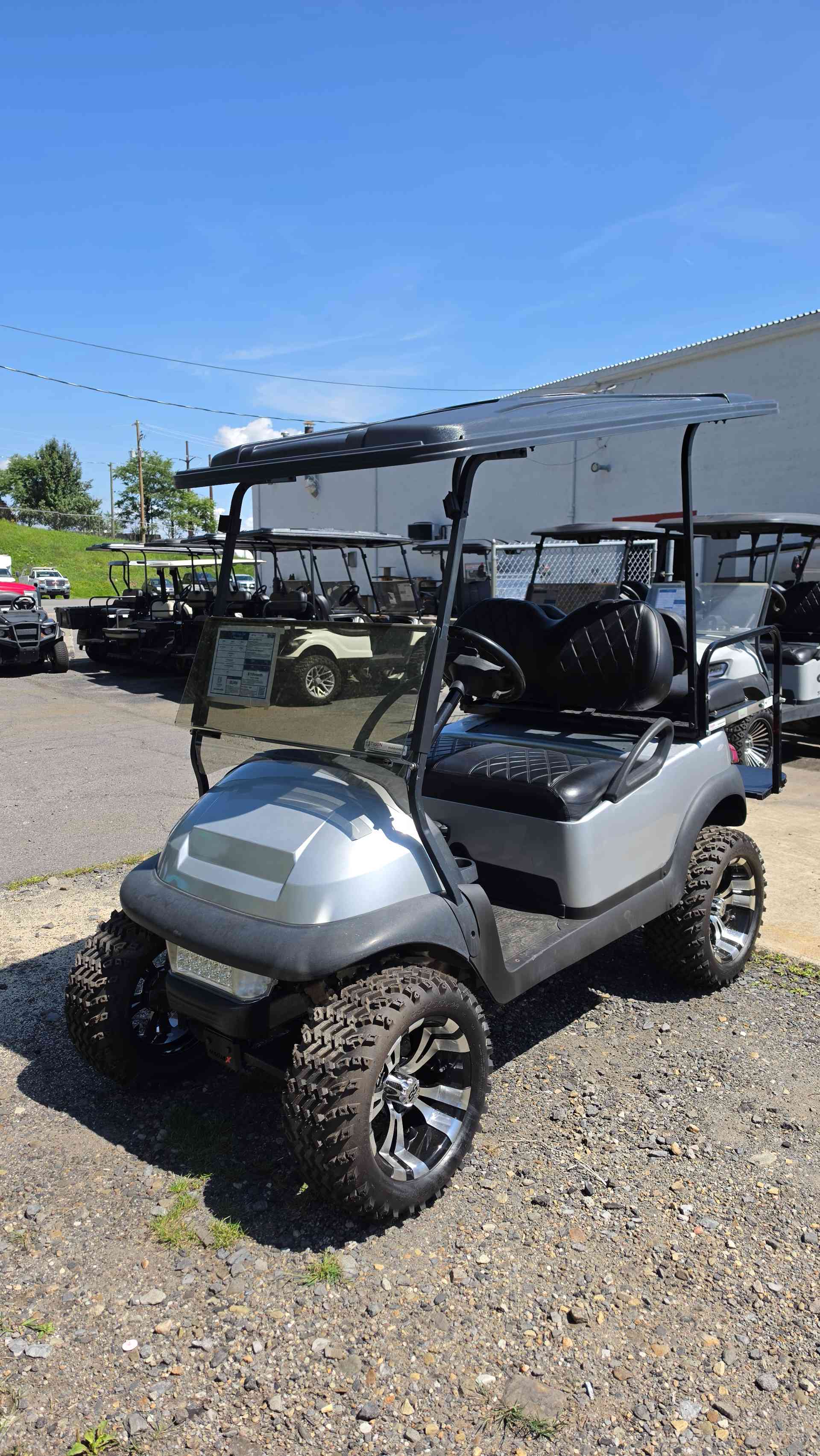 2013 Club Car Precedent Silver golf cart for sale in Scranton, PA — July 4th Golf Cart Sales Event