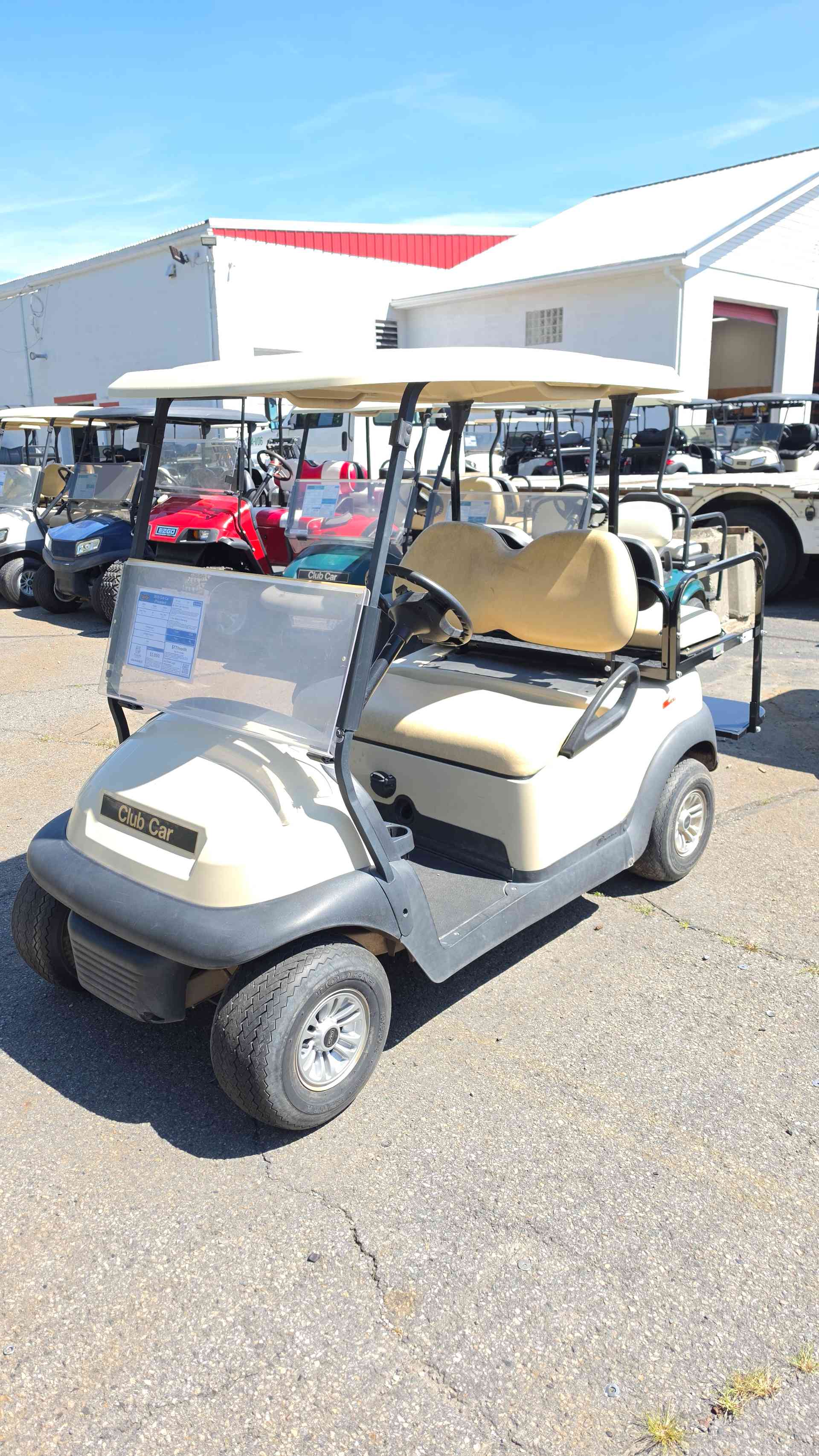 2018 Club Car Precedent Beige
