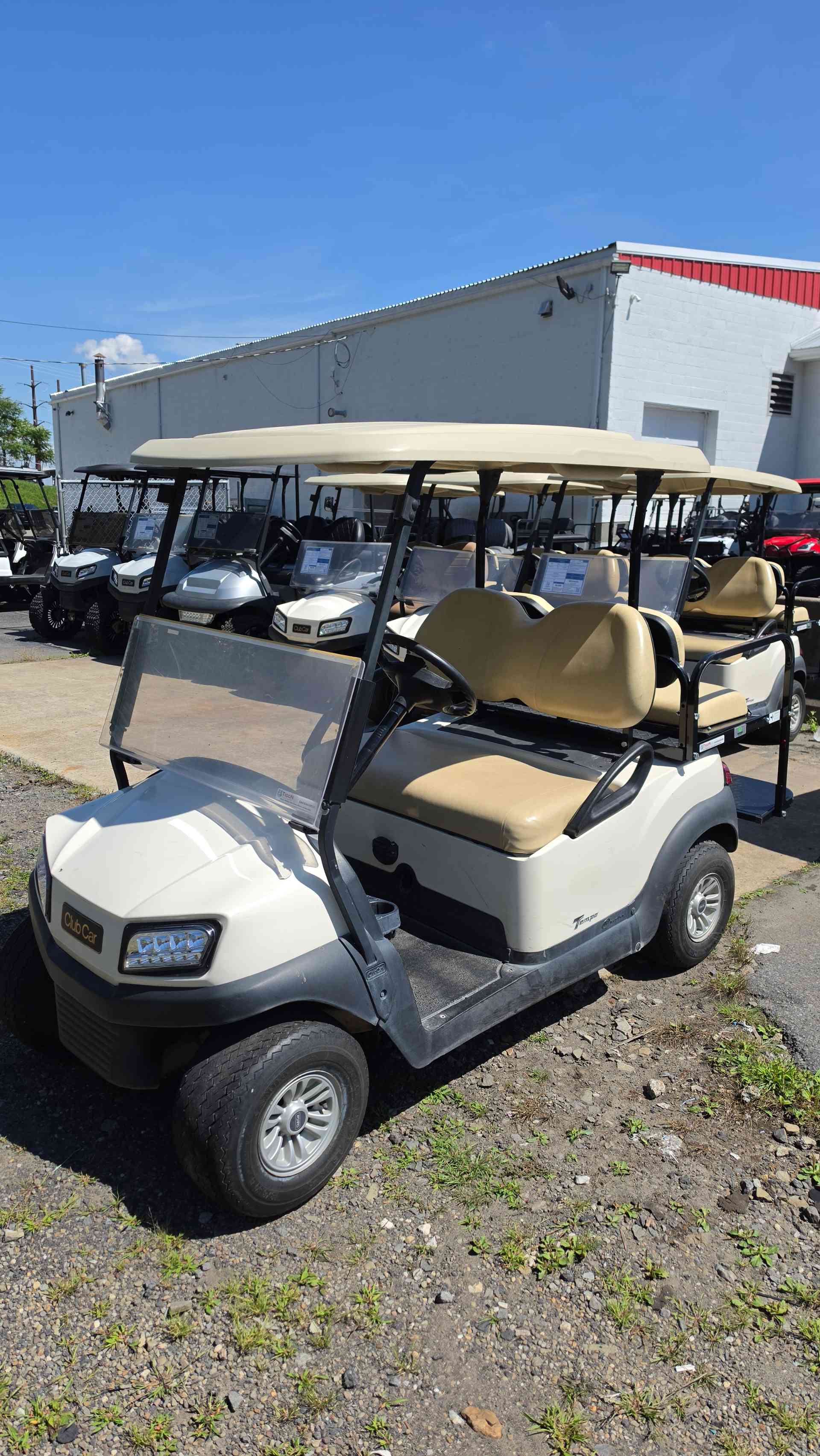 2018 Club Car Tempo White