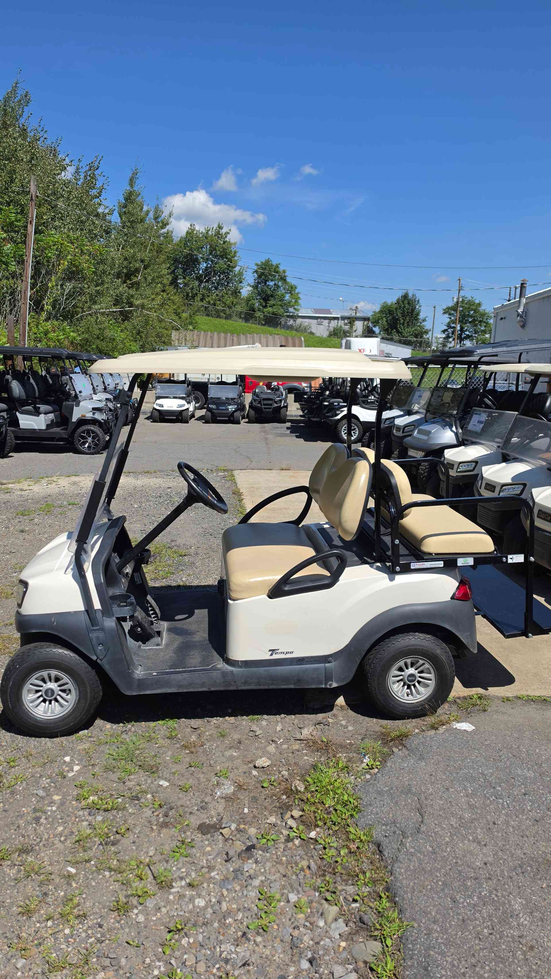 2018 Club Car Tempo White image 2