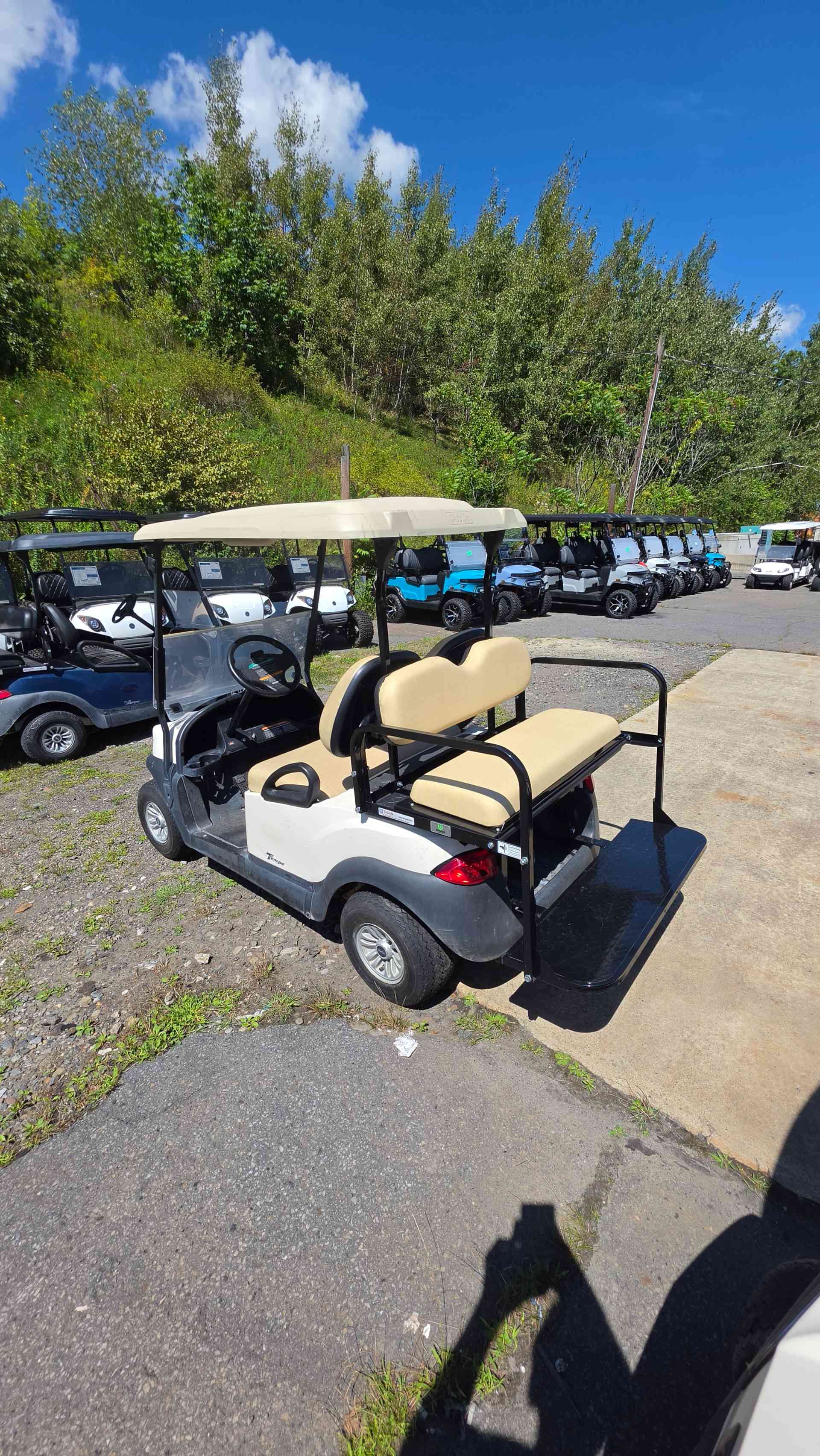 2018 Club Car Tempo White image 3