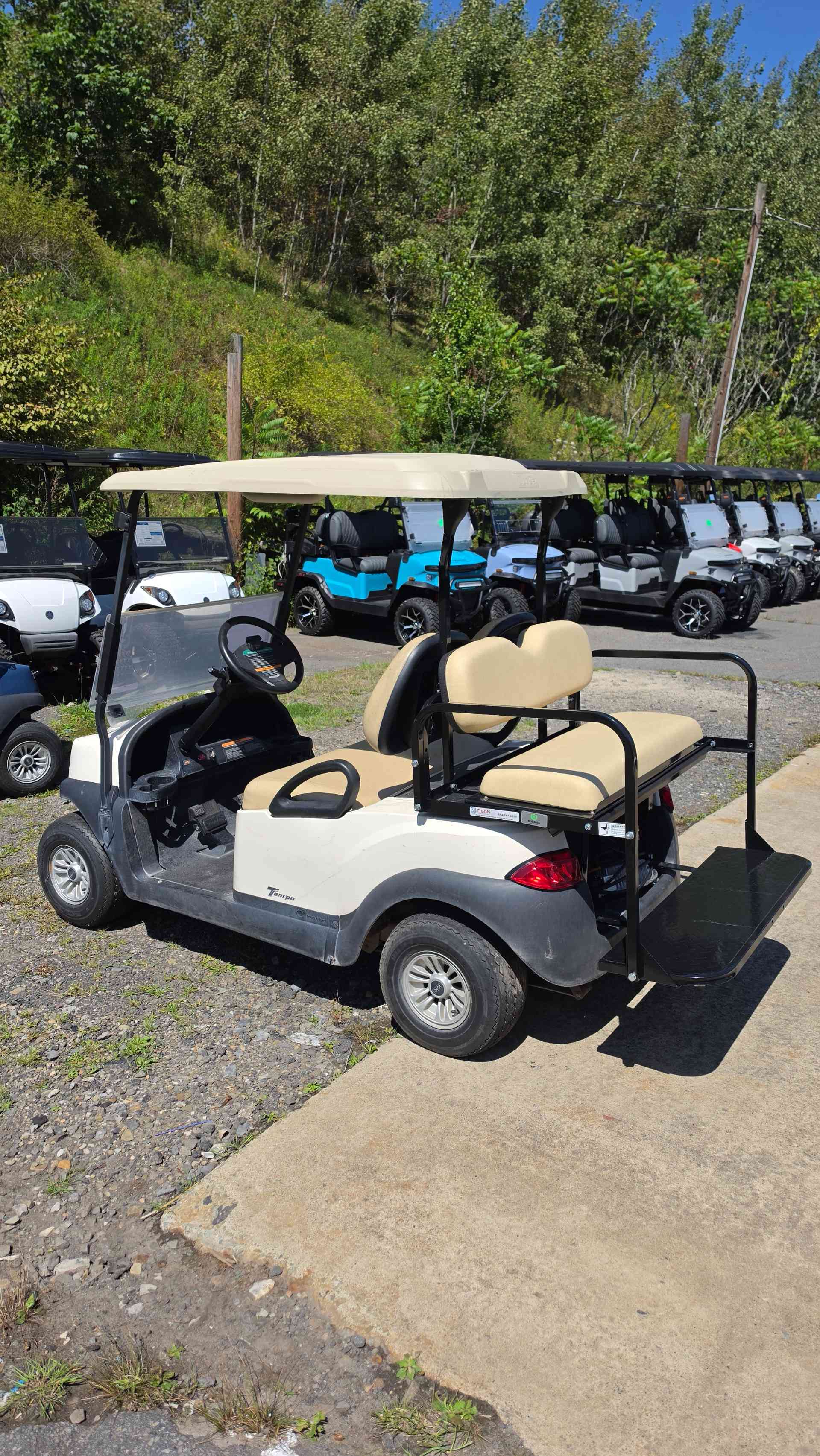 2018 Club Car Tempo White image 3