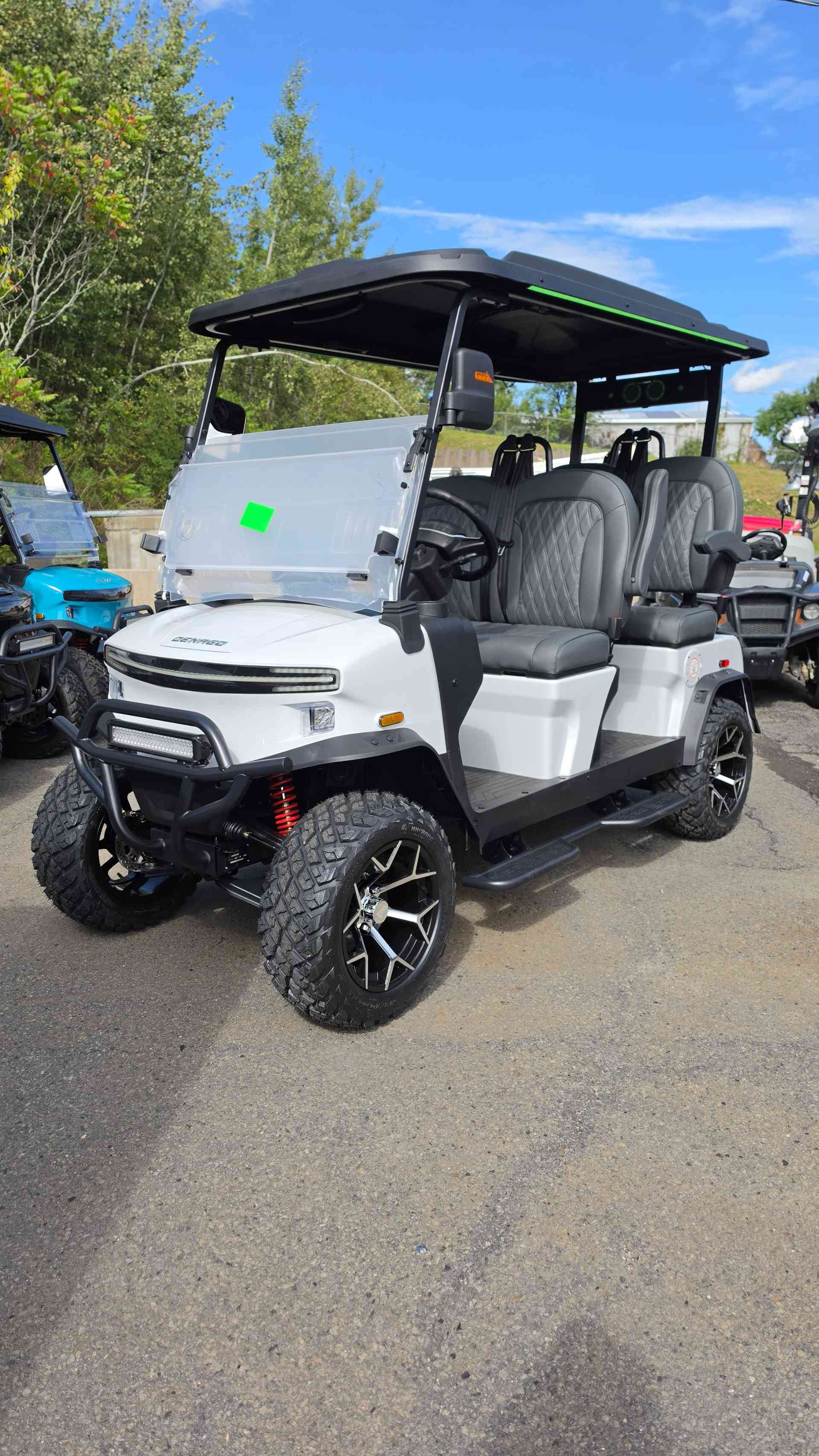 2026 Denago Rover XL Golf Cart in White for sale at TIGON Scranton, PA