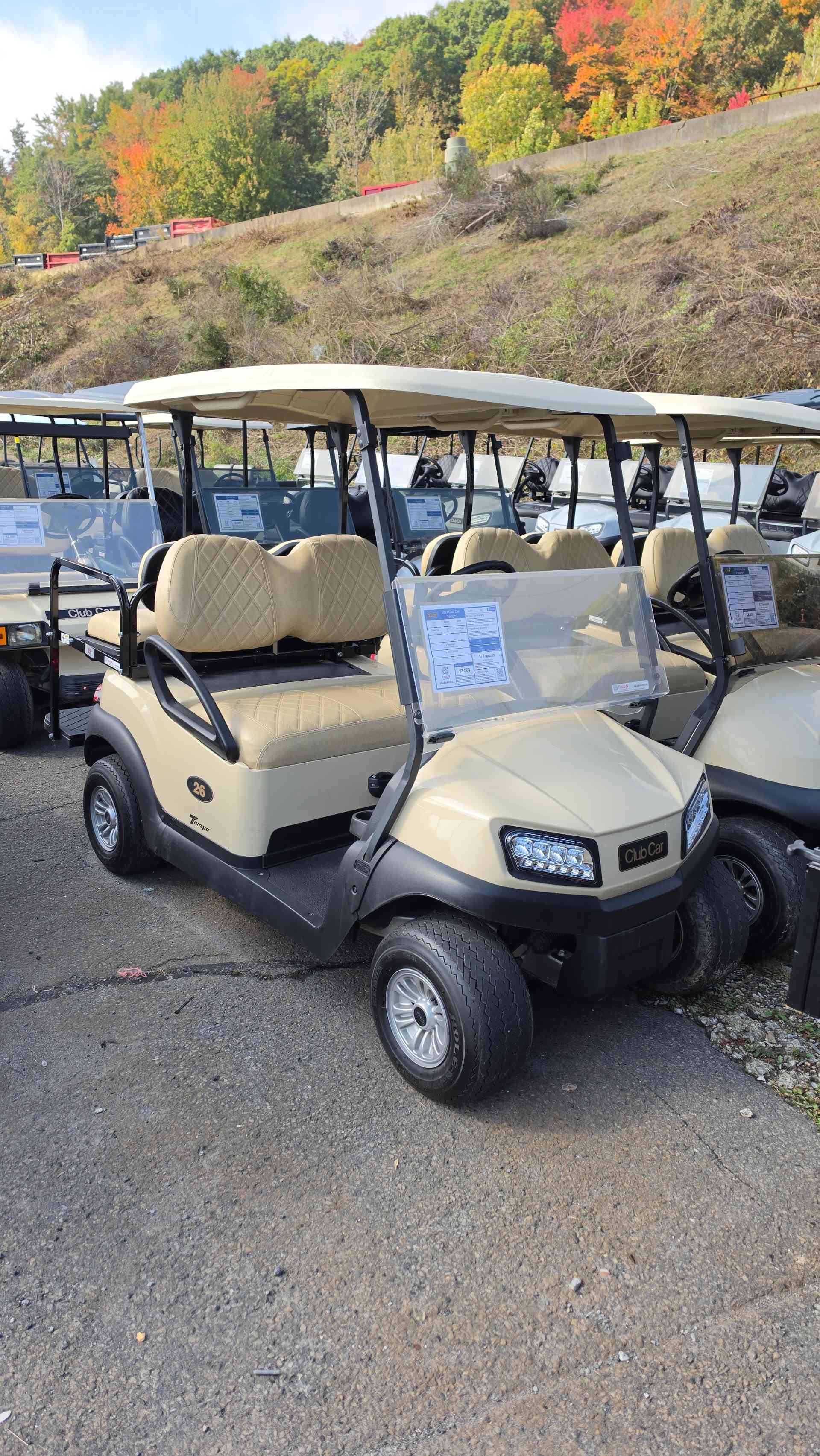 2021 Club Car Tempo Beige
