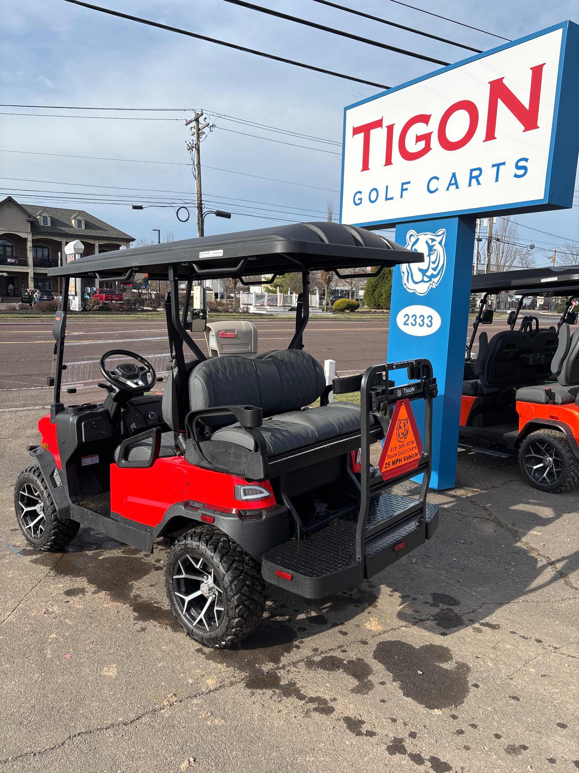 2026 Denago Nomad XL Red golf cart in Red — photo 3 of 4, Hatfield, PA