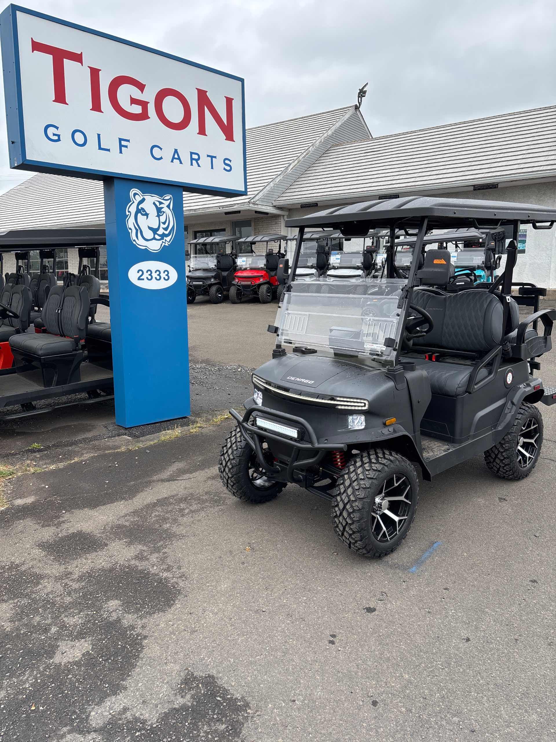 2026 Denago Nomad XL Golf Cart in Matte Black