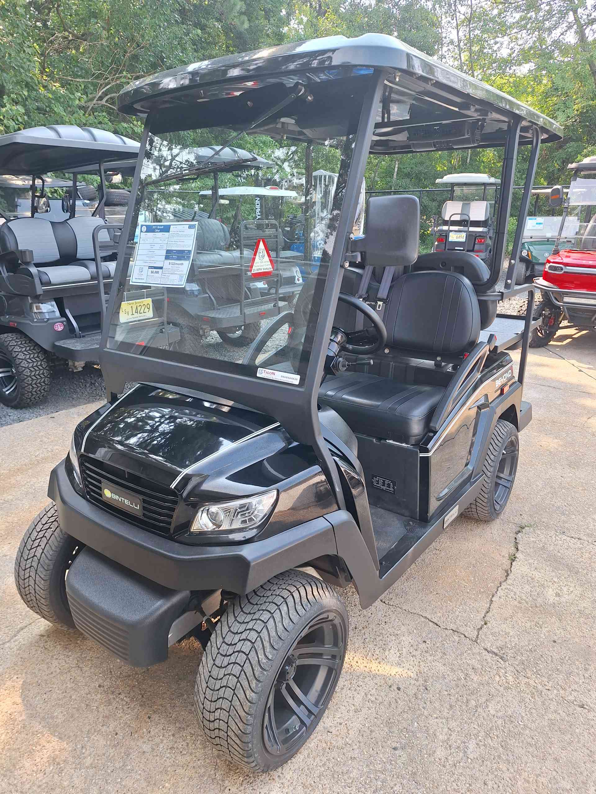 Used 2021 Bintelli Other Golf Cart in Black  for sale at TIGON Waretown, NJ