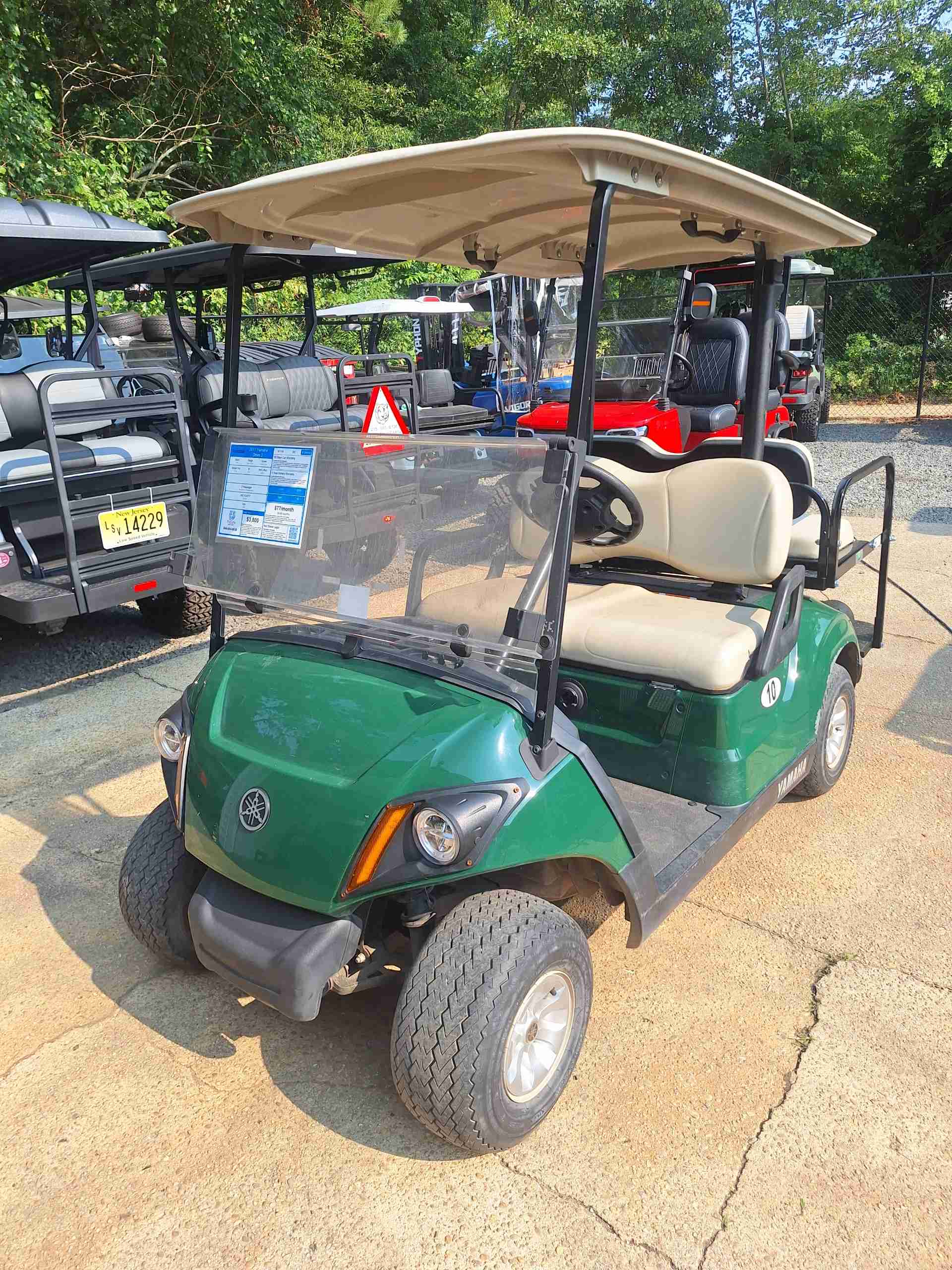 Used 2017 Yamaha Drive 2 Golf Cart in Green for sale at TIGON Hatfield, PA