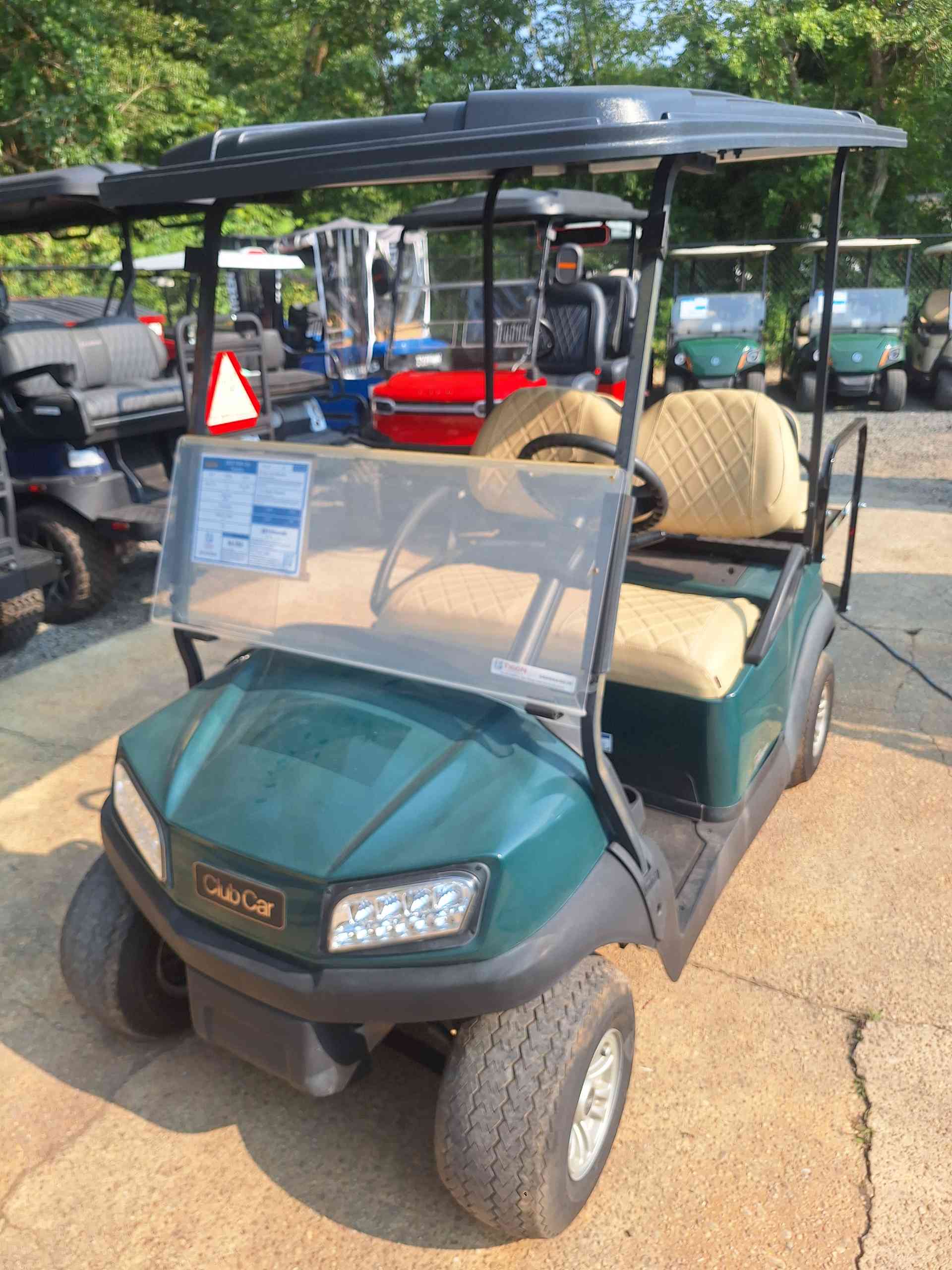 Used 2020 Club Car Tempo Golf Cart in Green for sale at TIGON Waretown, NJ