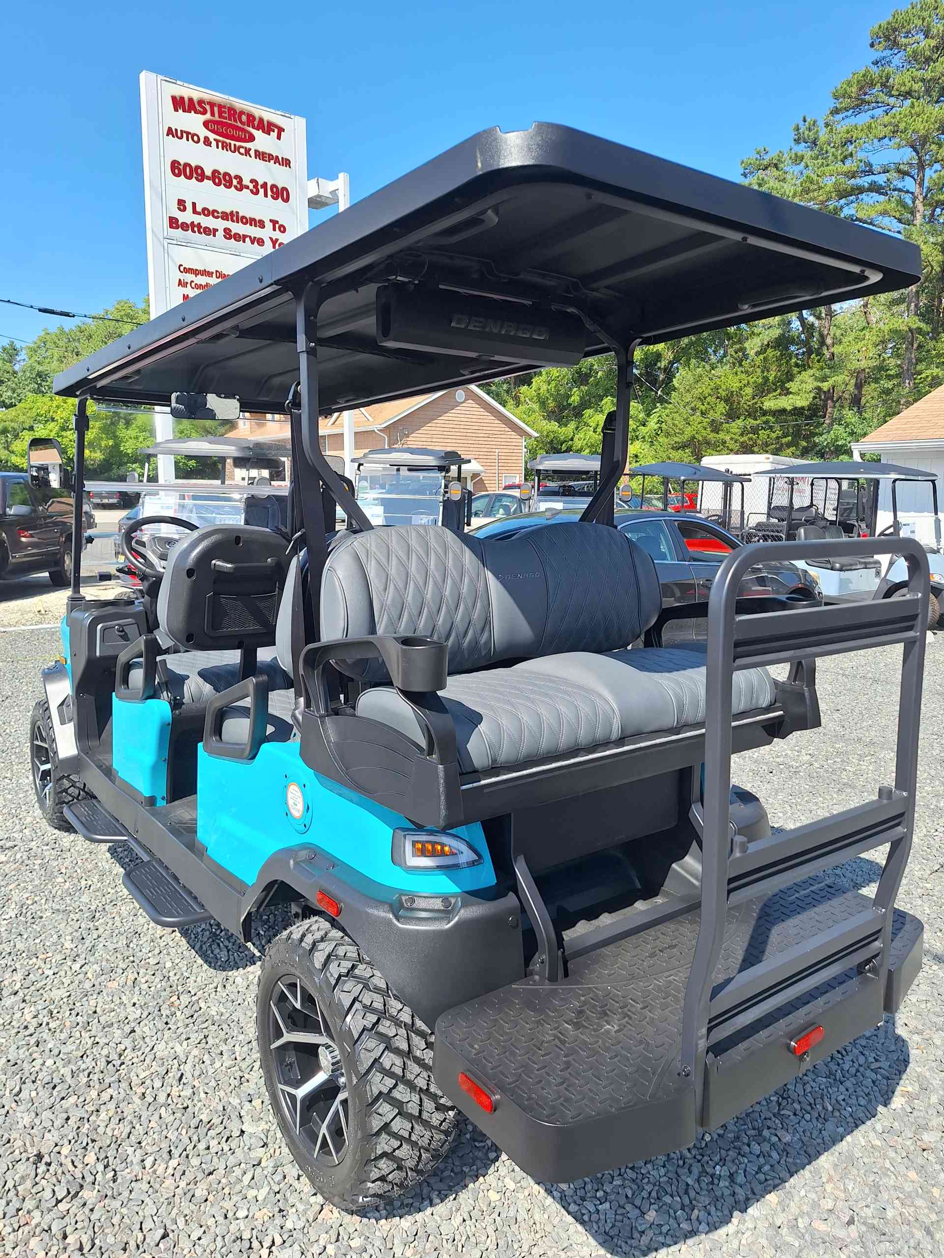 2026 Denago Rover XL6 Aqua golf cart in Aqua — photo 3 of 4, Waretown, NJ