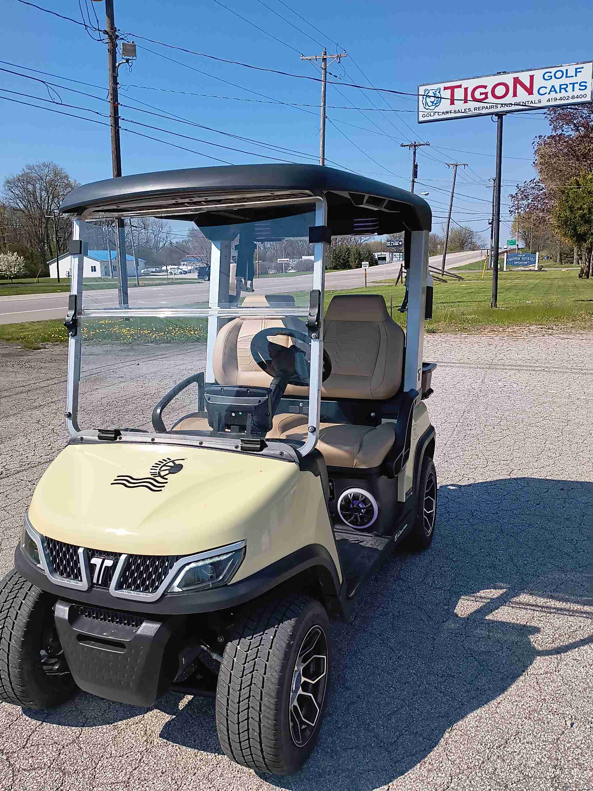 2025 Tara Spirit Plus Golf Cart in Beige