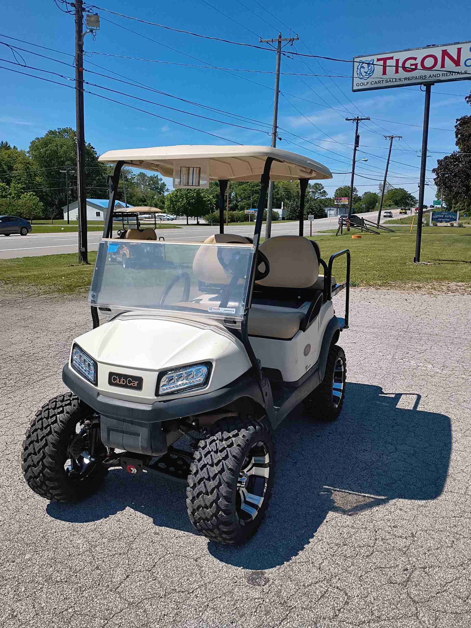 2018 Club Car Tempo Golf Cart in Beige