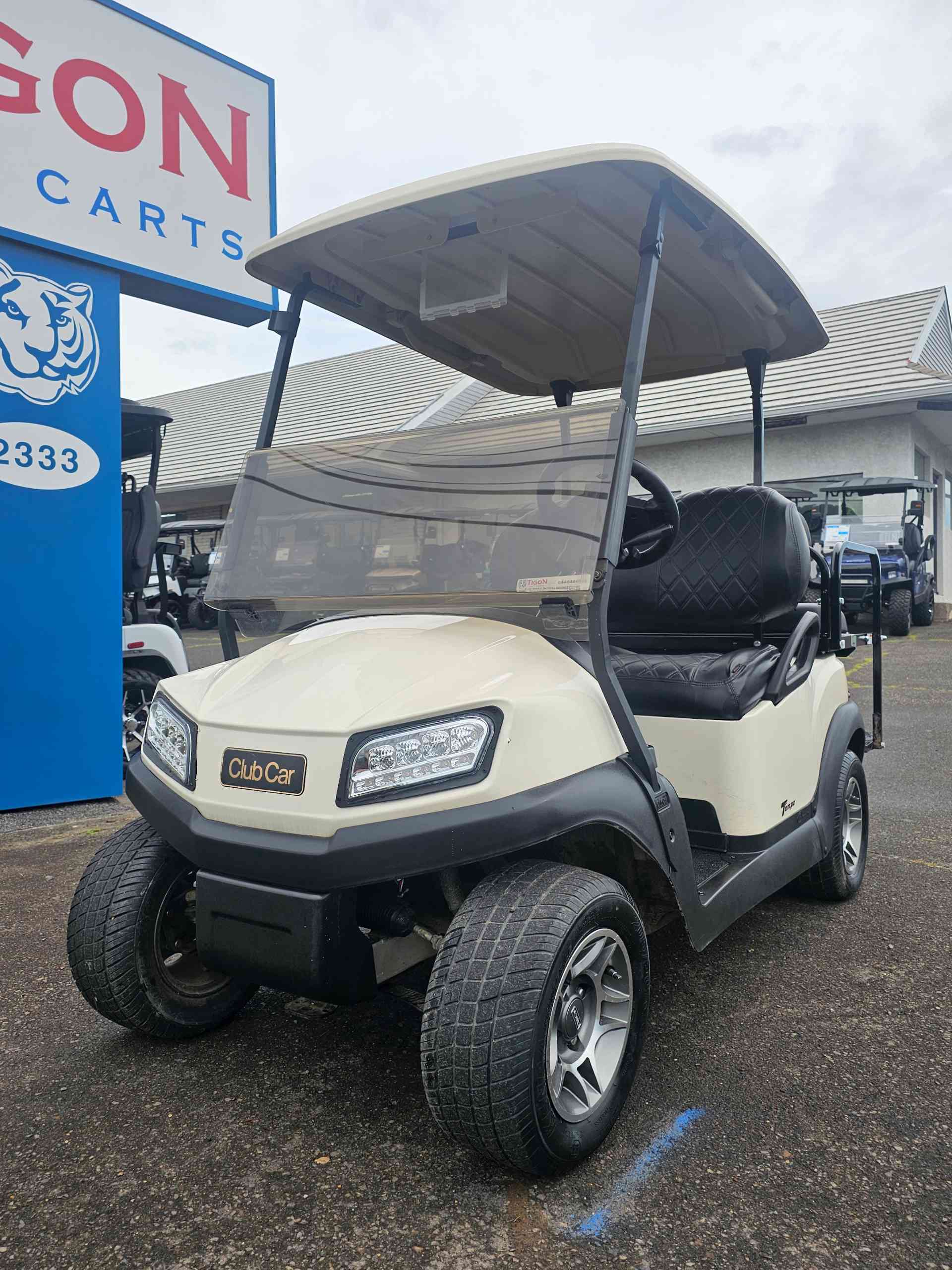 2021 Club Car Tempo Golf Cart in White