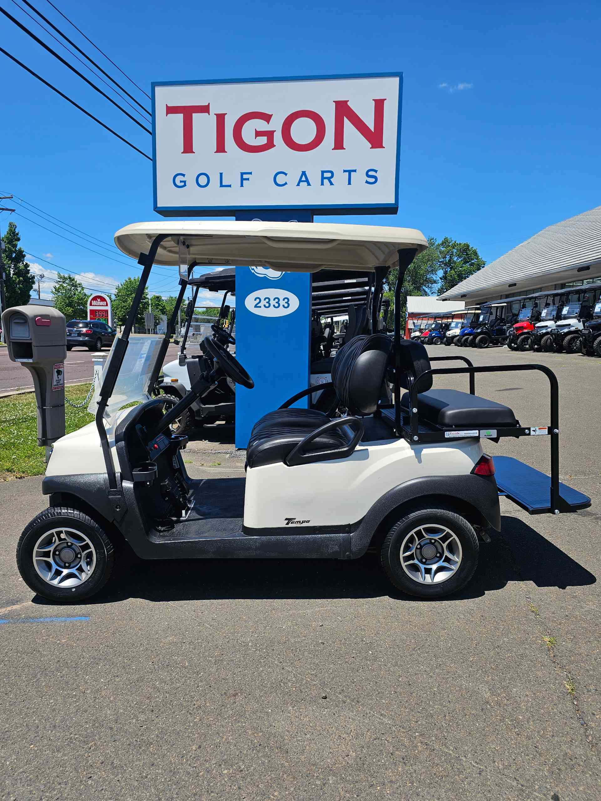 2021 Club Car Tempo White golf cart in White — photo 2 of 4, Bayville, NJ