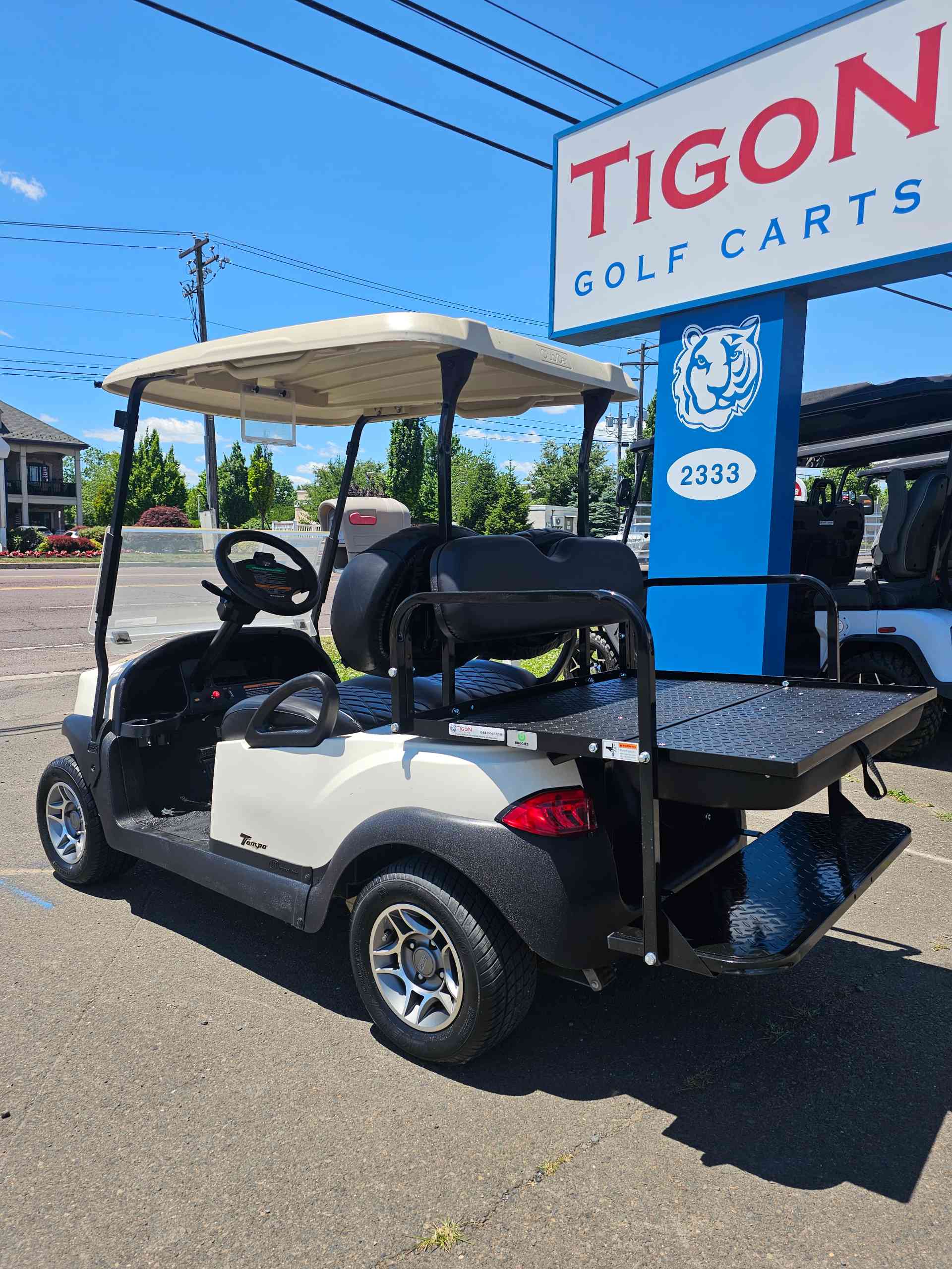 2021 Club Car Tempo White golf cart in White — photo 3 of 4, Bayville, NJ