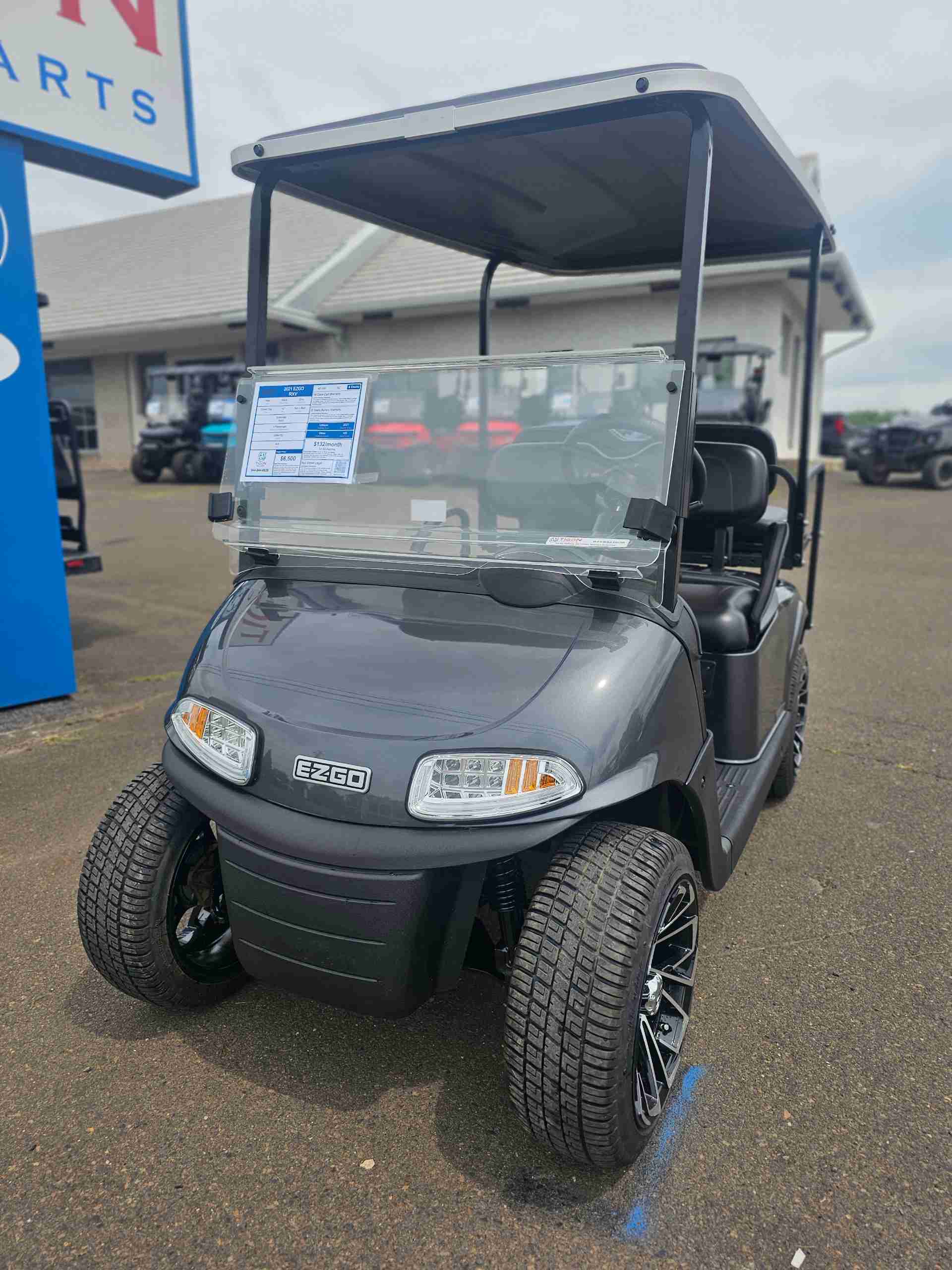 2021 EZGO RXV Golf Cart in Gray