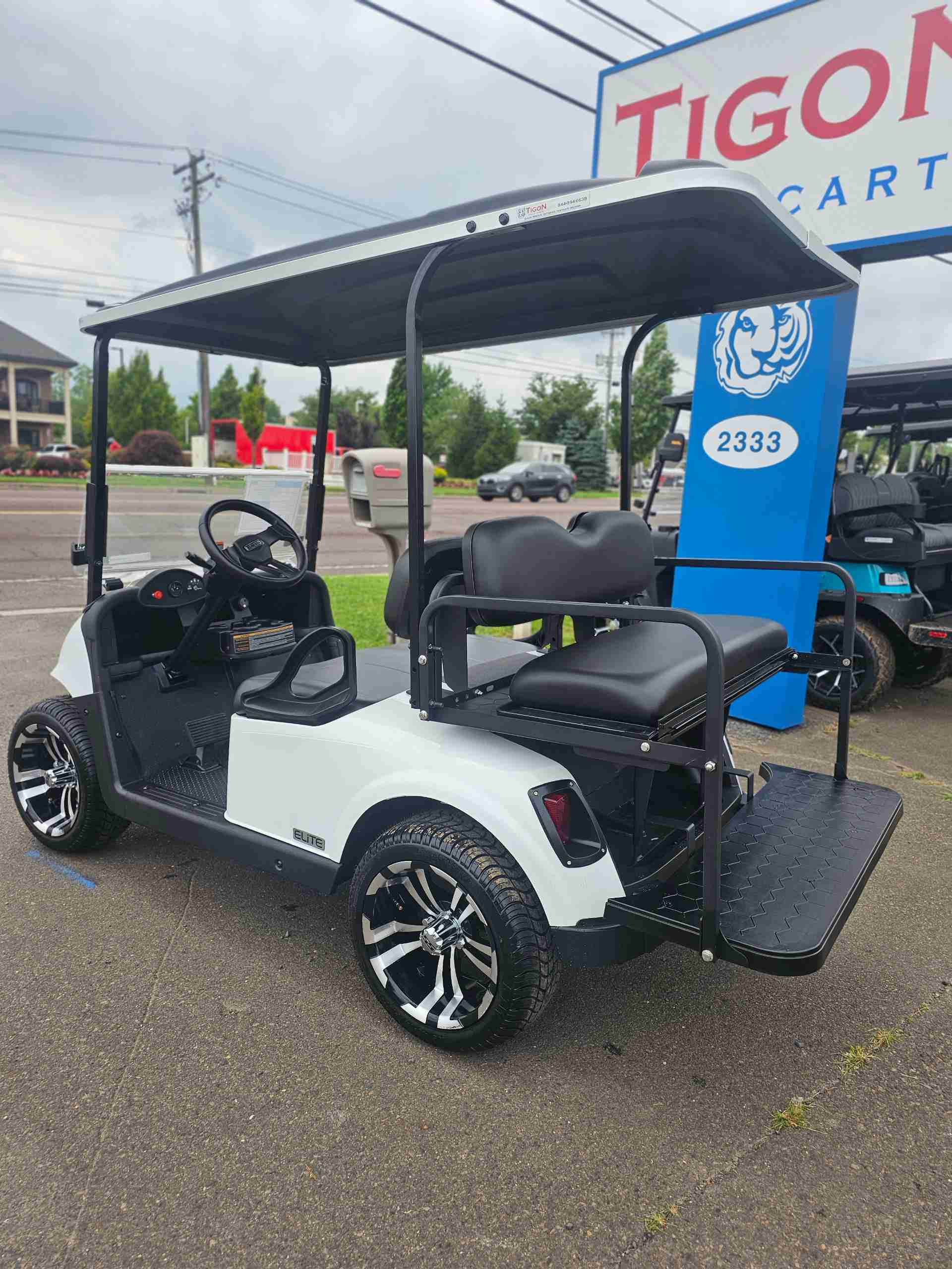 2021 EZGO RXV White golf cart in White — photo 3 of 4, Hatfield, PA